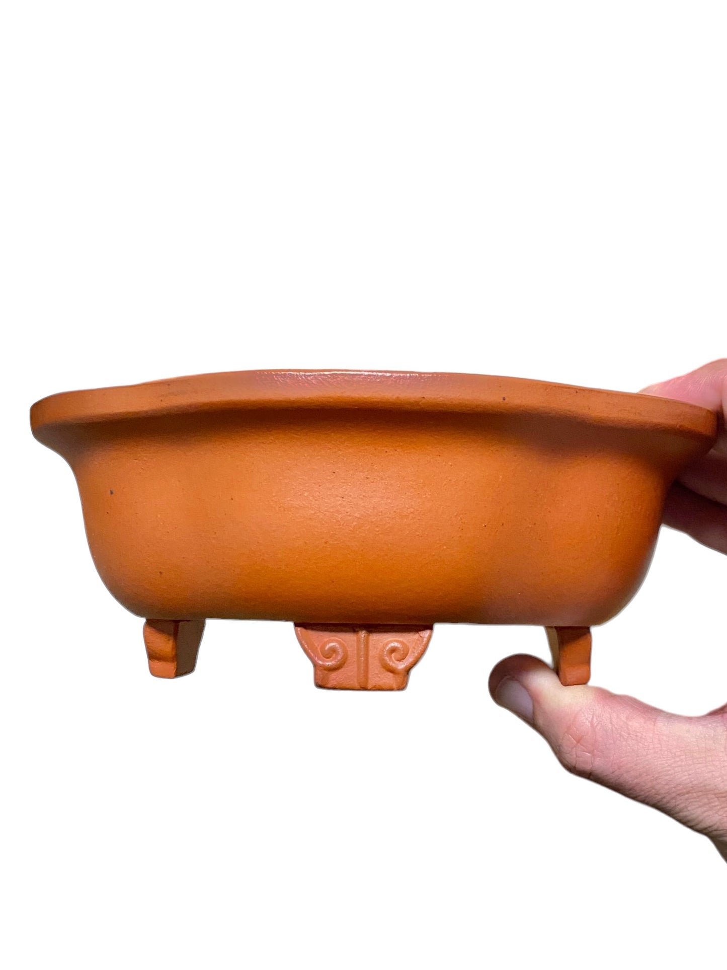 Ikko - Exhibition Quality Unglazed Mokko Style Bonsai Pot