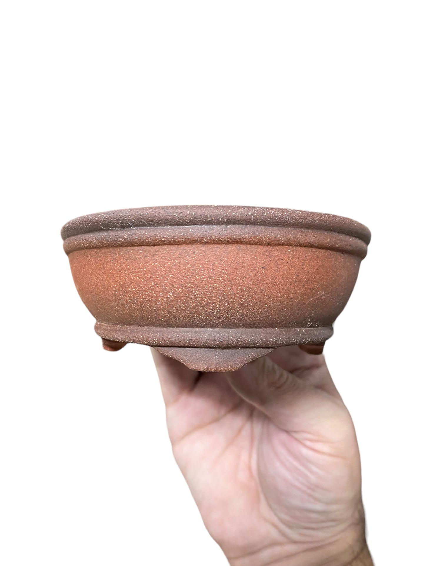 LoveBonsai Designed Unglazed Oval Bonsai Pot (6” wide)