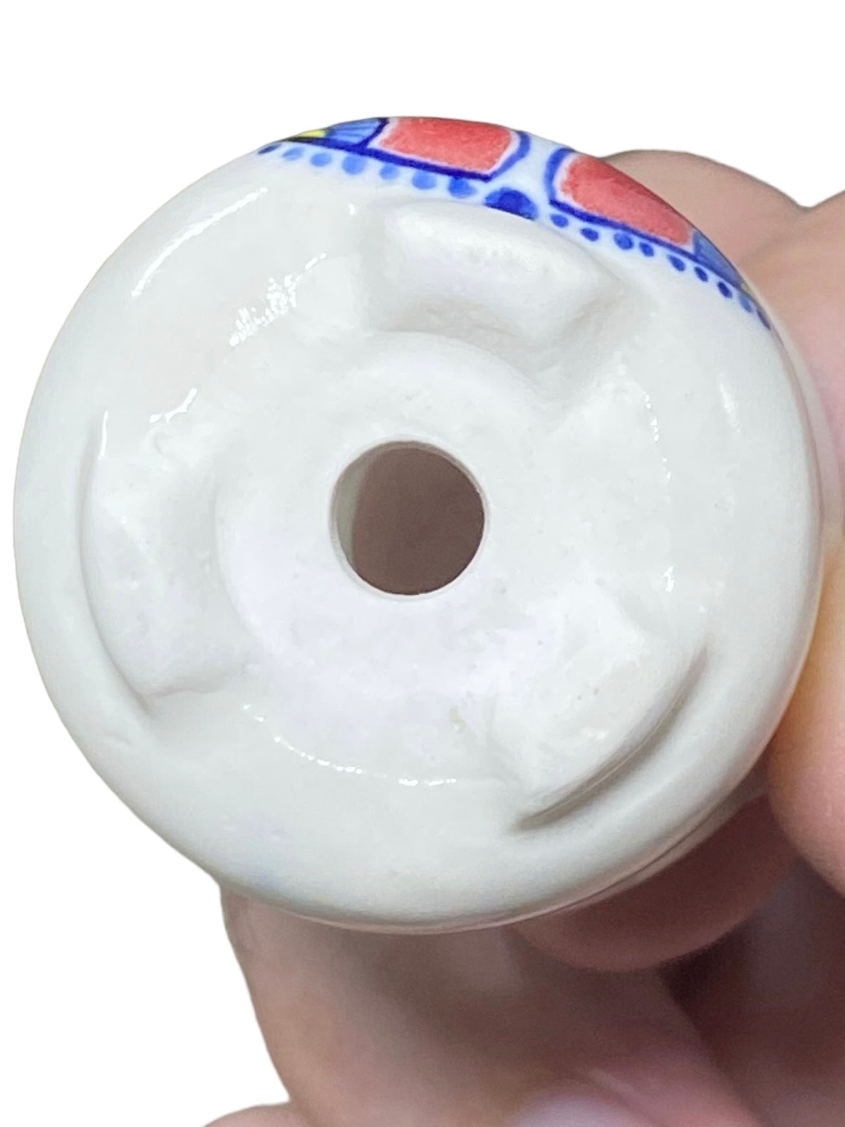 Oshima Mayu - Painted Mame Bonsai or Accent Pot (1-3/8" wide)