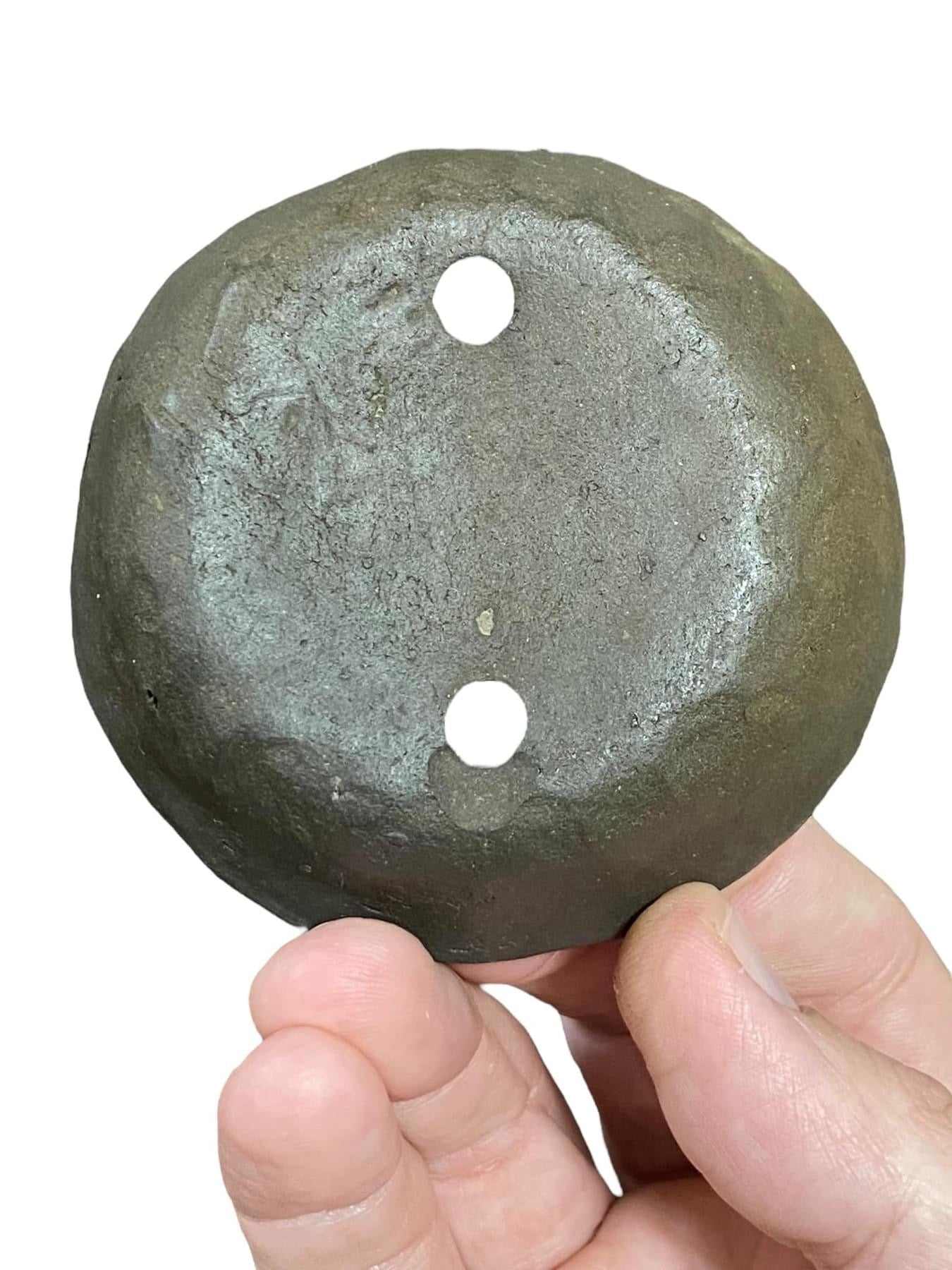 Rozan - Unglazed Handmade Bonsai Pot (3-5/16"wide)