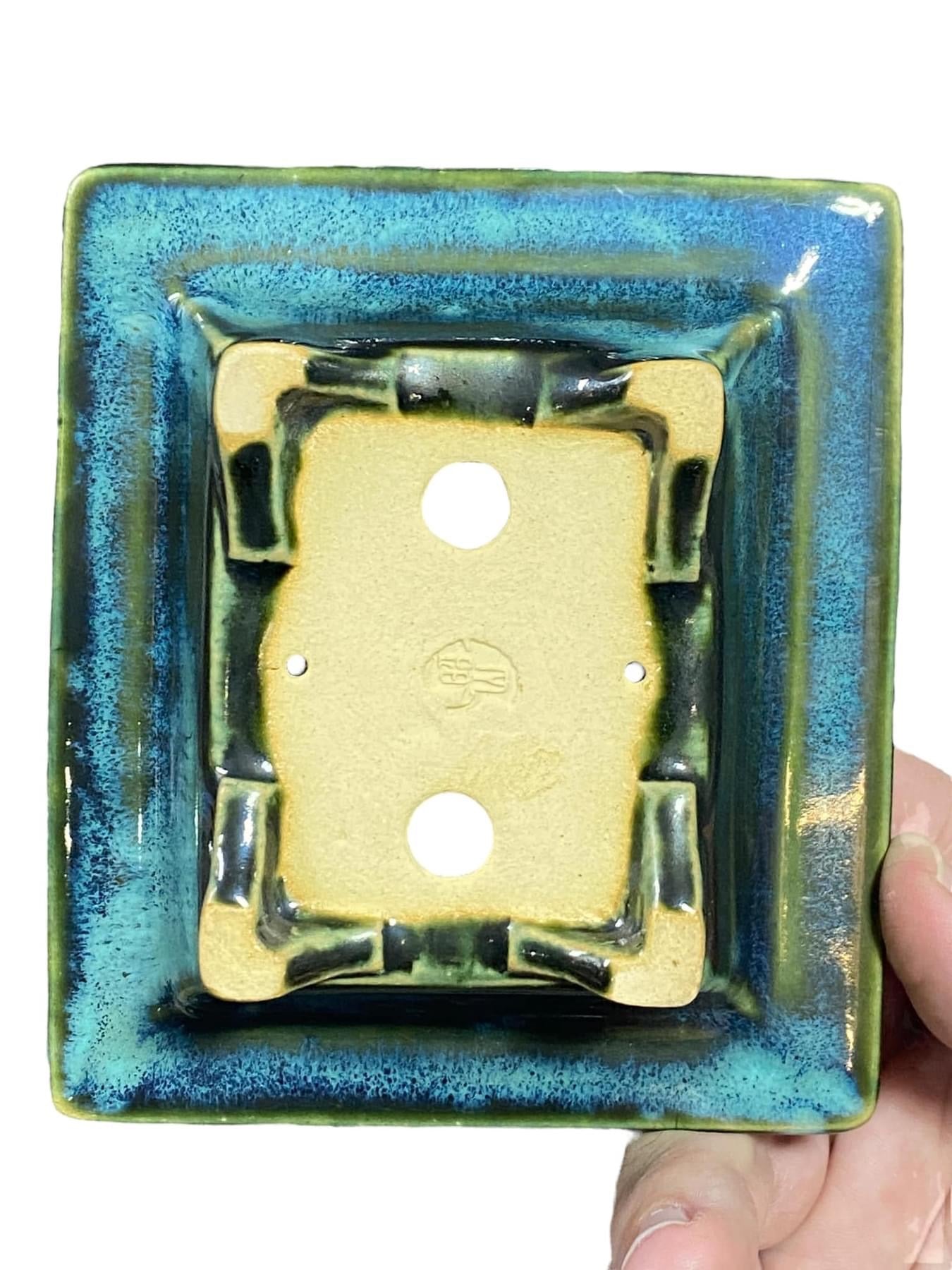 Shozan - Stunning Flared Lip Bonsai Pot (4-15/16” wide)