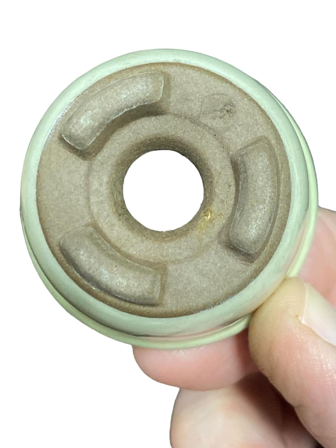 Japanese - Round Bonsai Pot from Japan (1-3/4" wide)