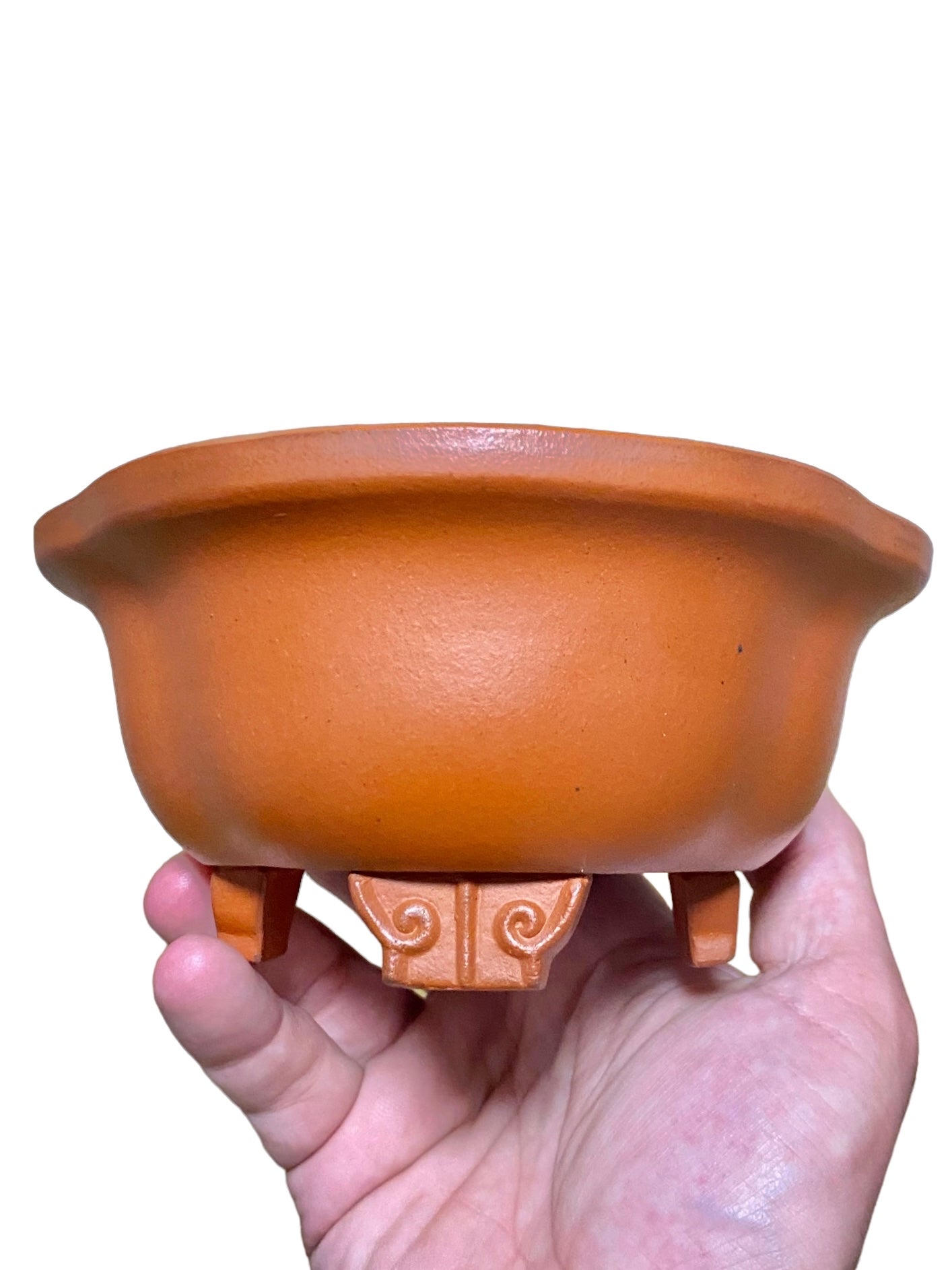 Ikko - Exhibition Quality Unglazed Mokko Style Bonsai Pot