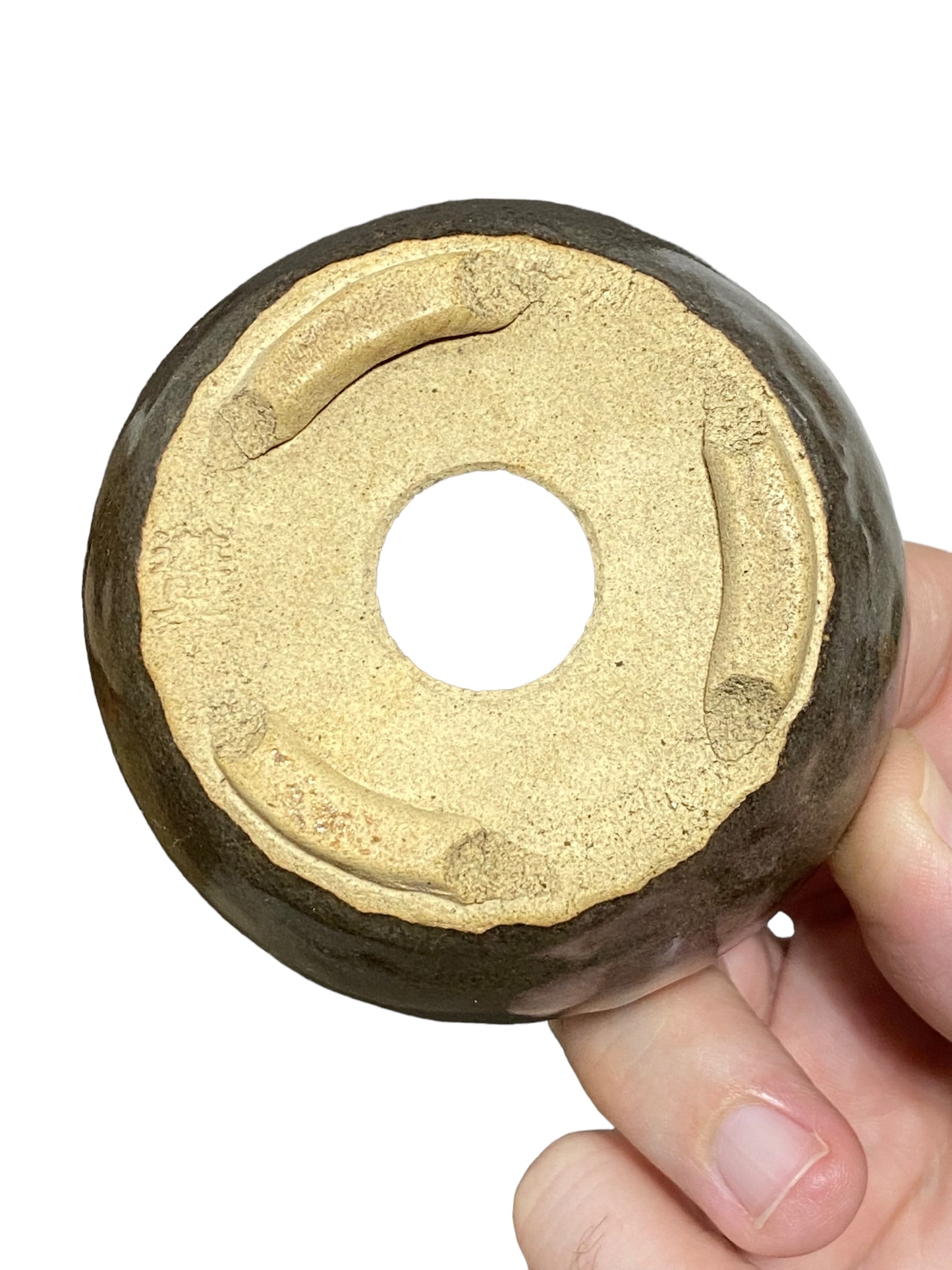 Kousen - Shohin Glazed Bowl Bonsai Pot (3-1/4" wide)