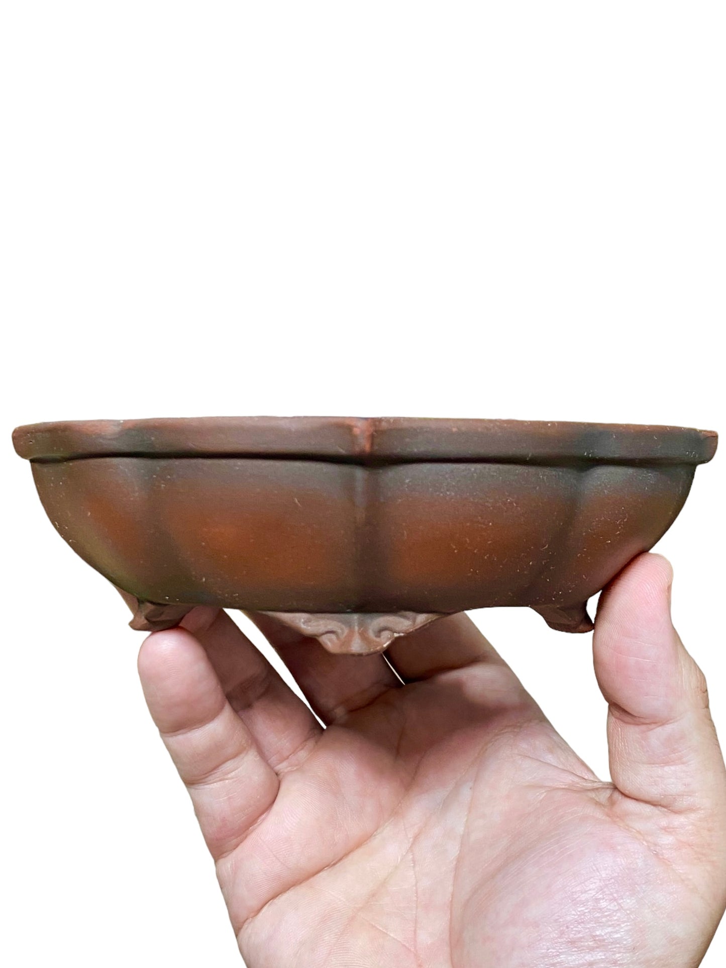Bigei - Unglazed Classic Mokko Style Bonsai Pot