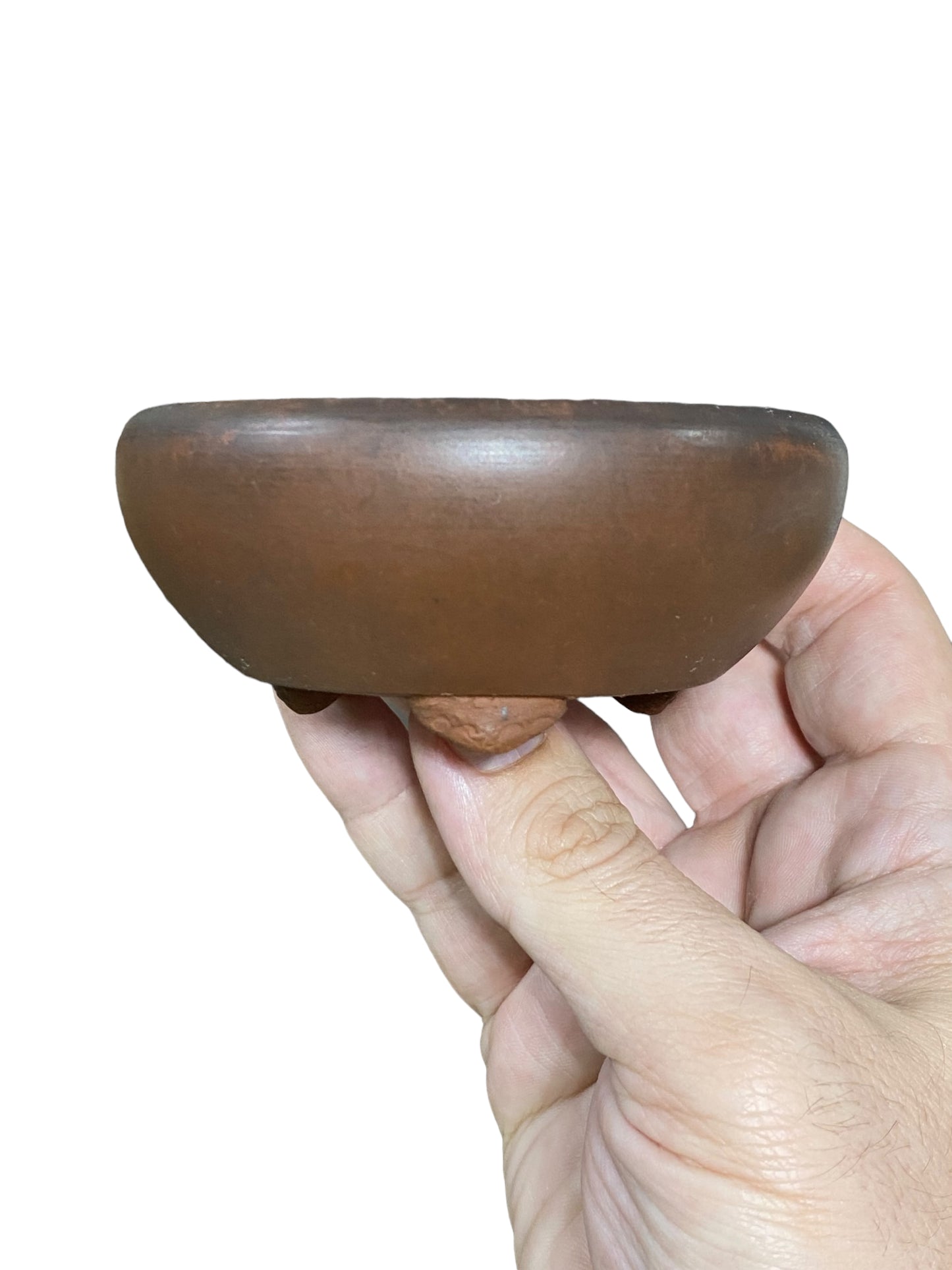 Kousen - Old Unglazed Bowl Bonsai Pot (3-7/8" wide)