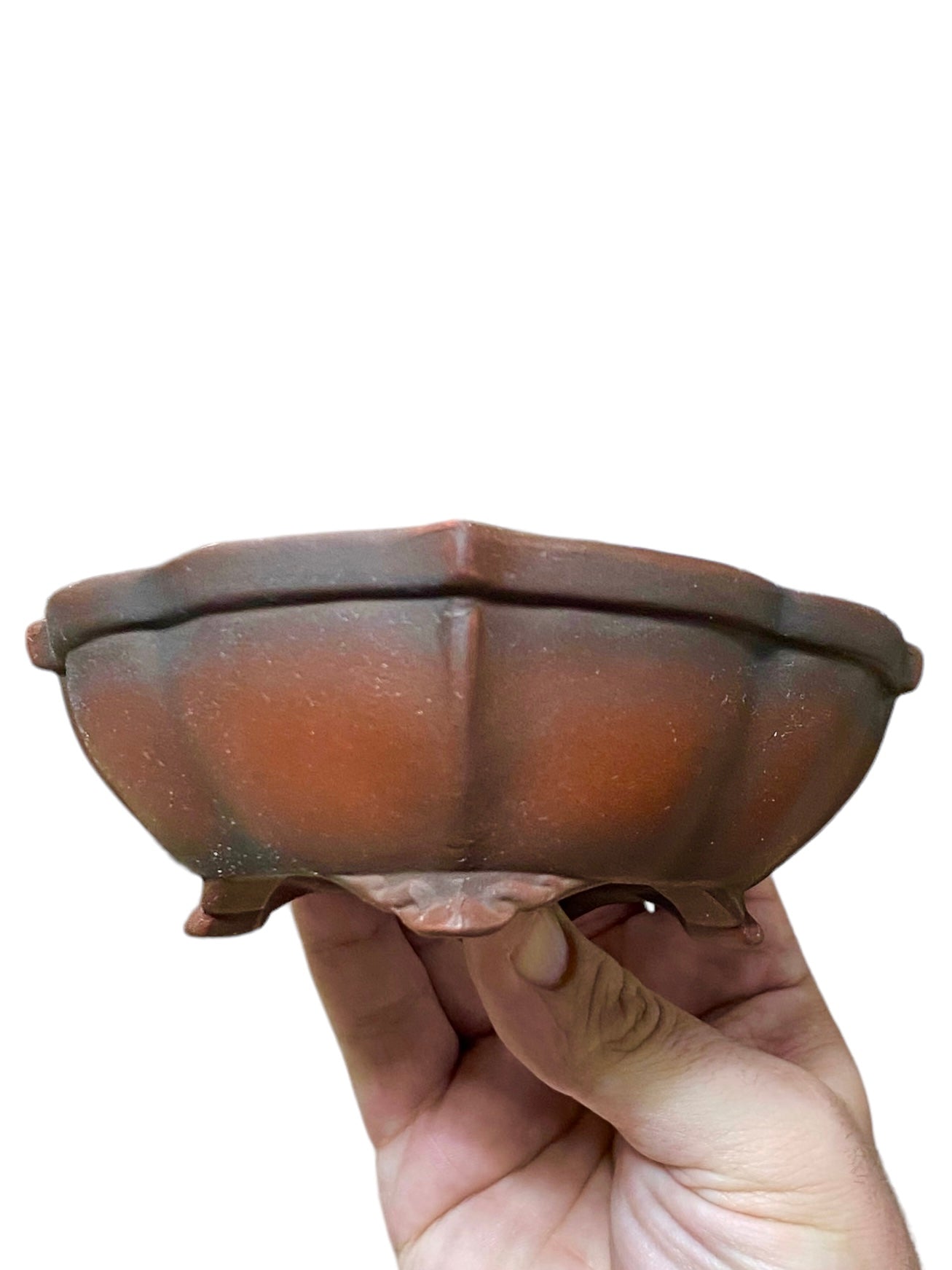 Bigei - Unglazed Classic Mokko Style Bonsai Pot