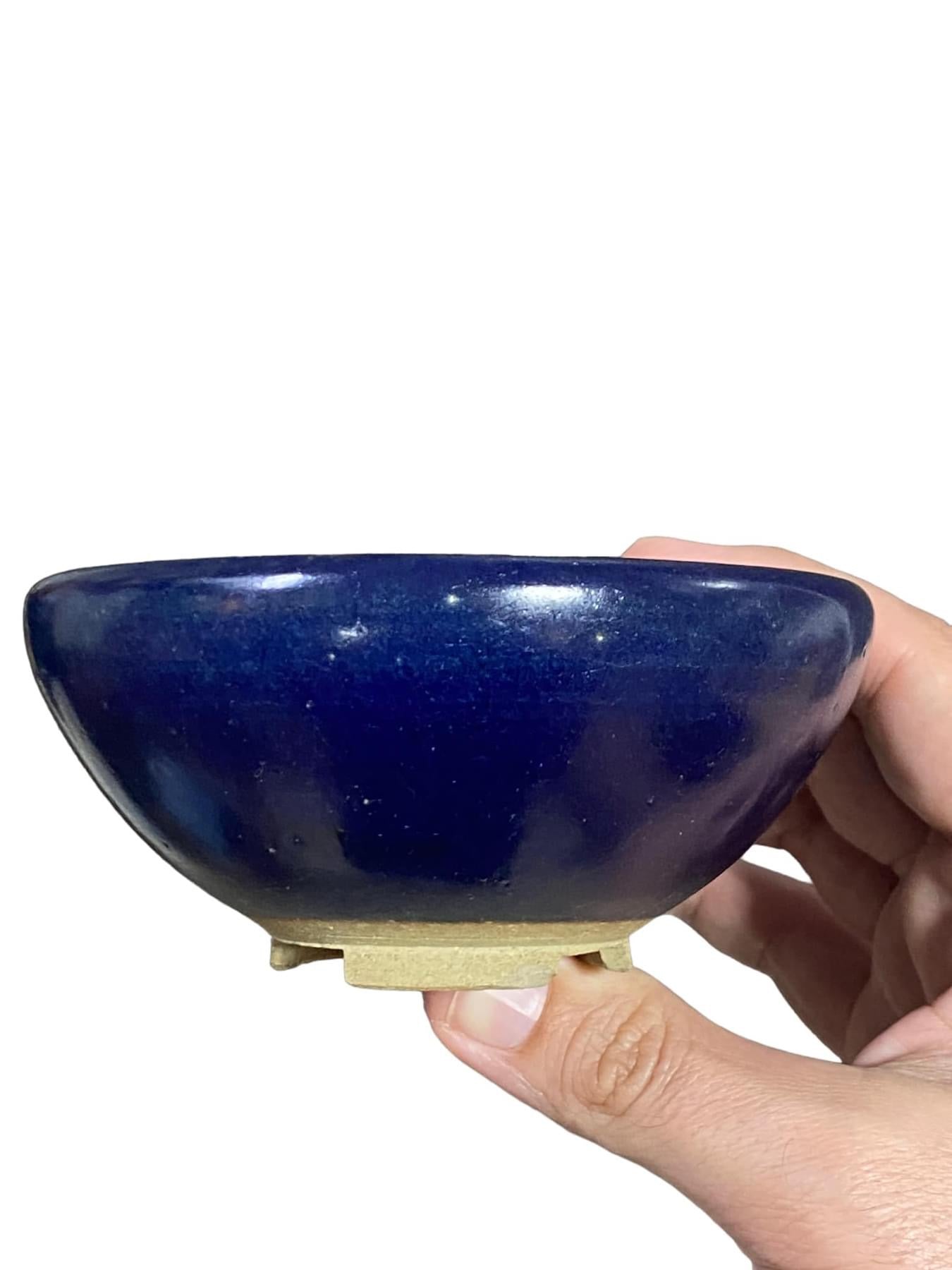 Heian Kosen - Small Footed Bonsai Pot (Discounted) (4-3/4” wide)