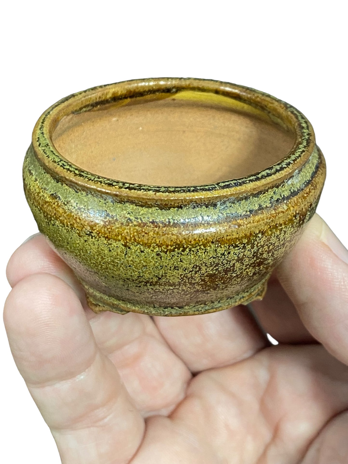 Kyan - Mame / Tiny Bonsai or Accent Pot from Japan (2-5/16" wide)