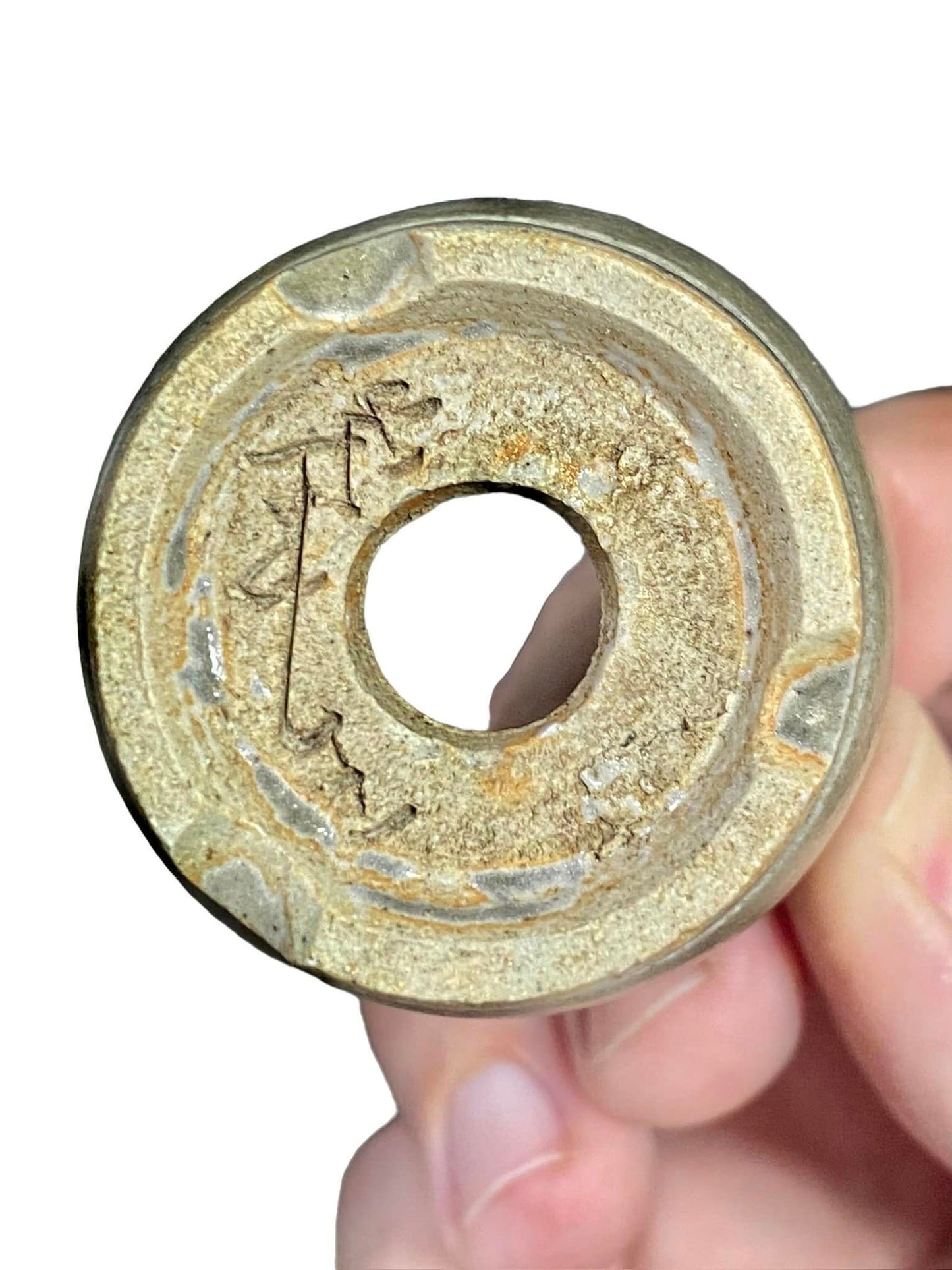 Sharaku - Beautiful Crackle Glazed Mame Cascade Pot (1-15/16" wide)