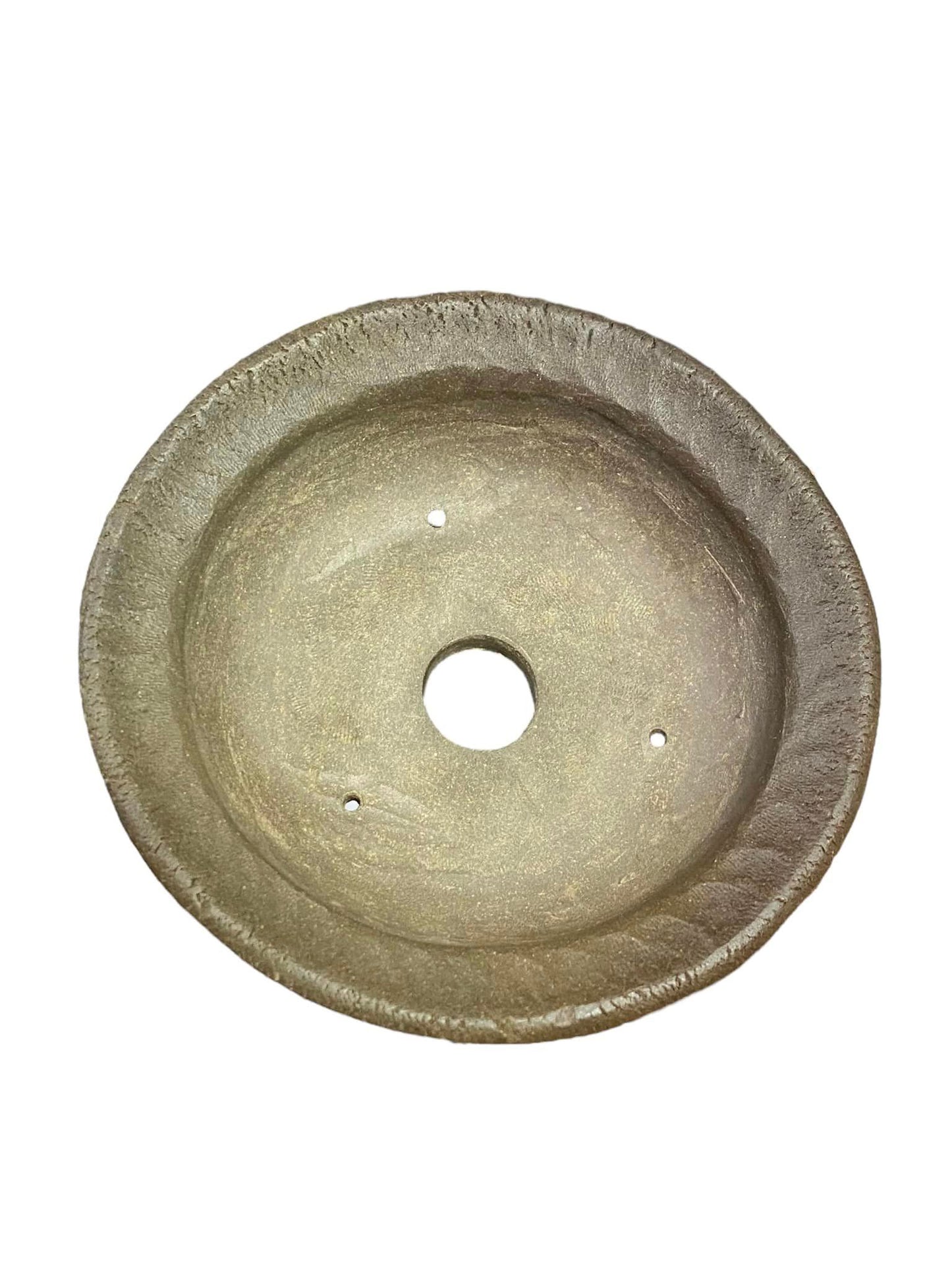 Jyakushi - Rare Old Pinched Bowl Bonsai Pot (4-1/16" wide)