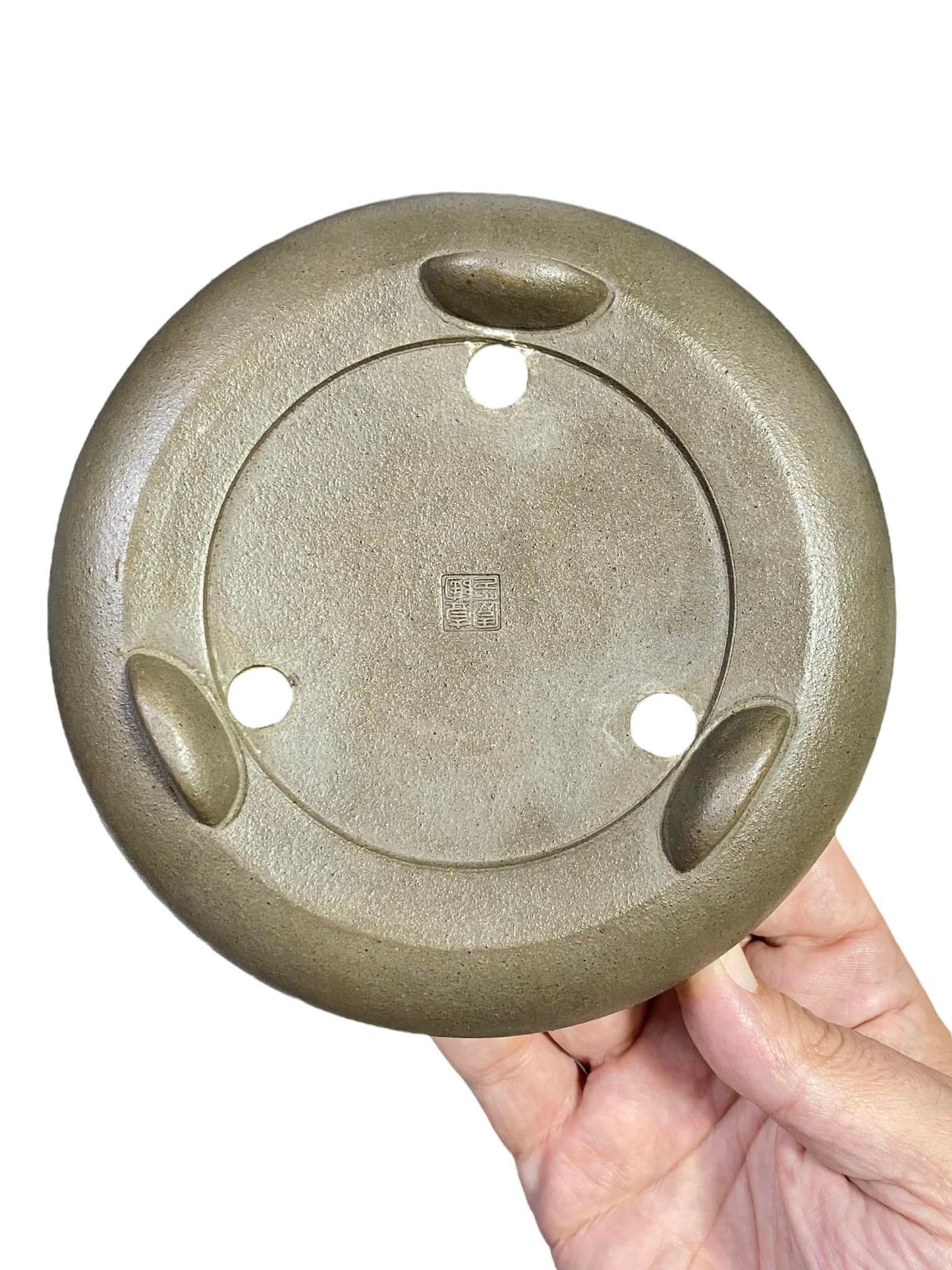 Ittoen - Fantastic Old Bag Style Bonsai Pot (6-1/8" wide)