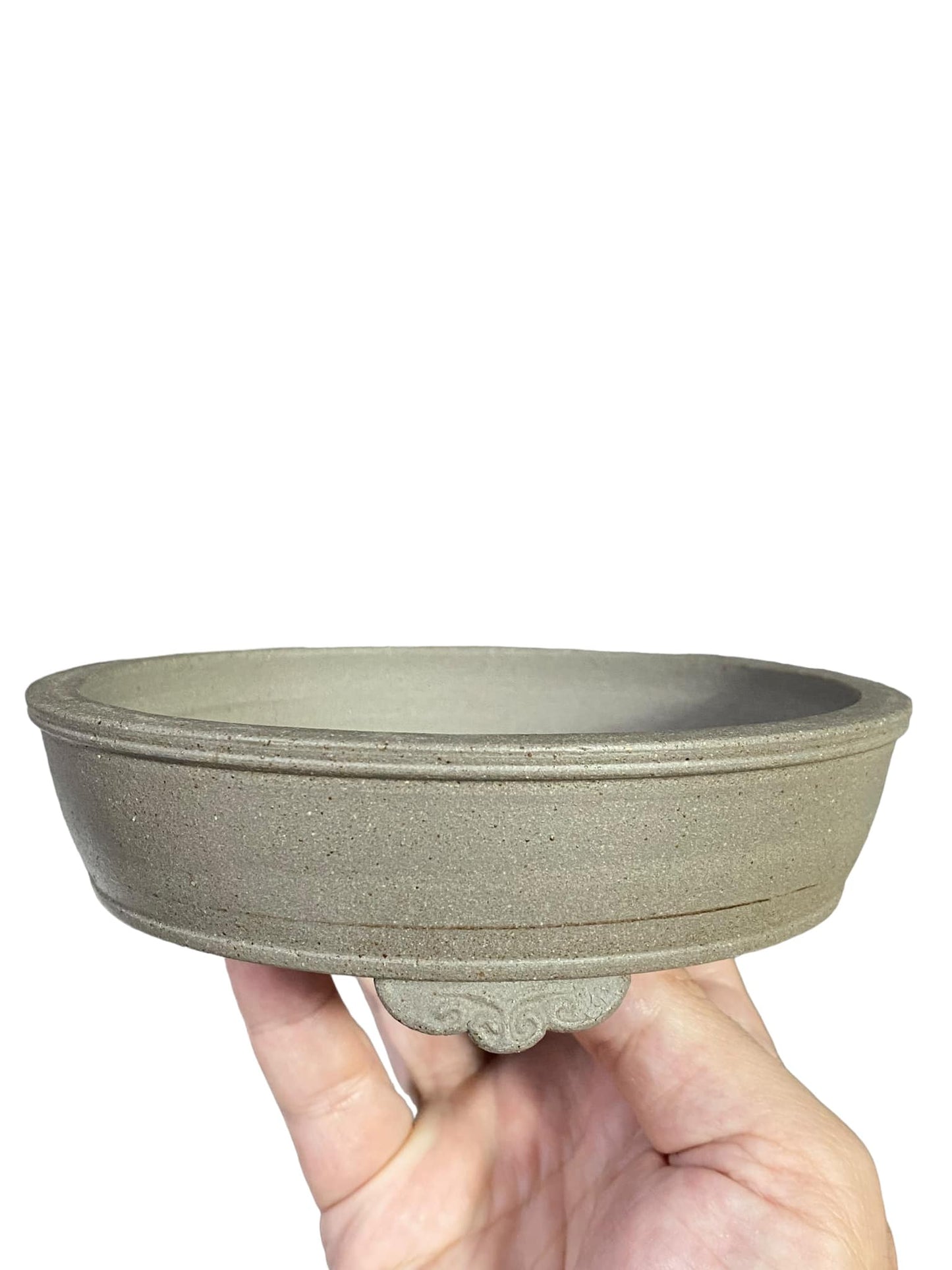Ittoen - High Quality Footed Bowl Bonsai Pot (5-7/8" wide)