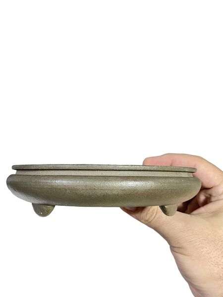 Ittoen - Fantastic Old Bag Style Bonsai Pot (6-1/8" wide)