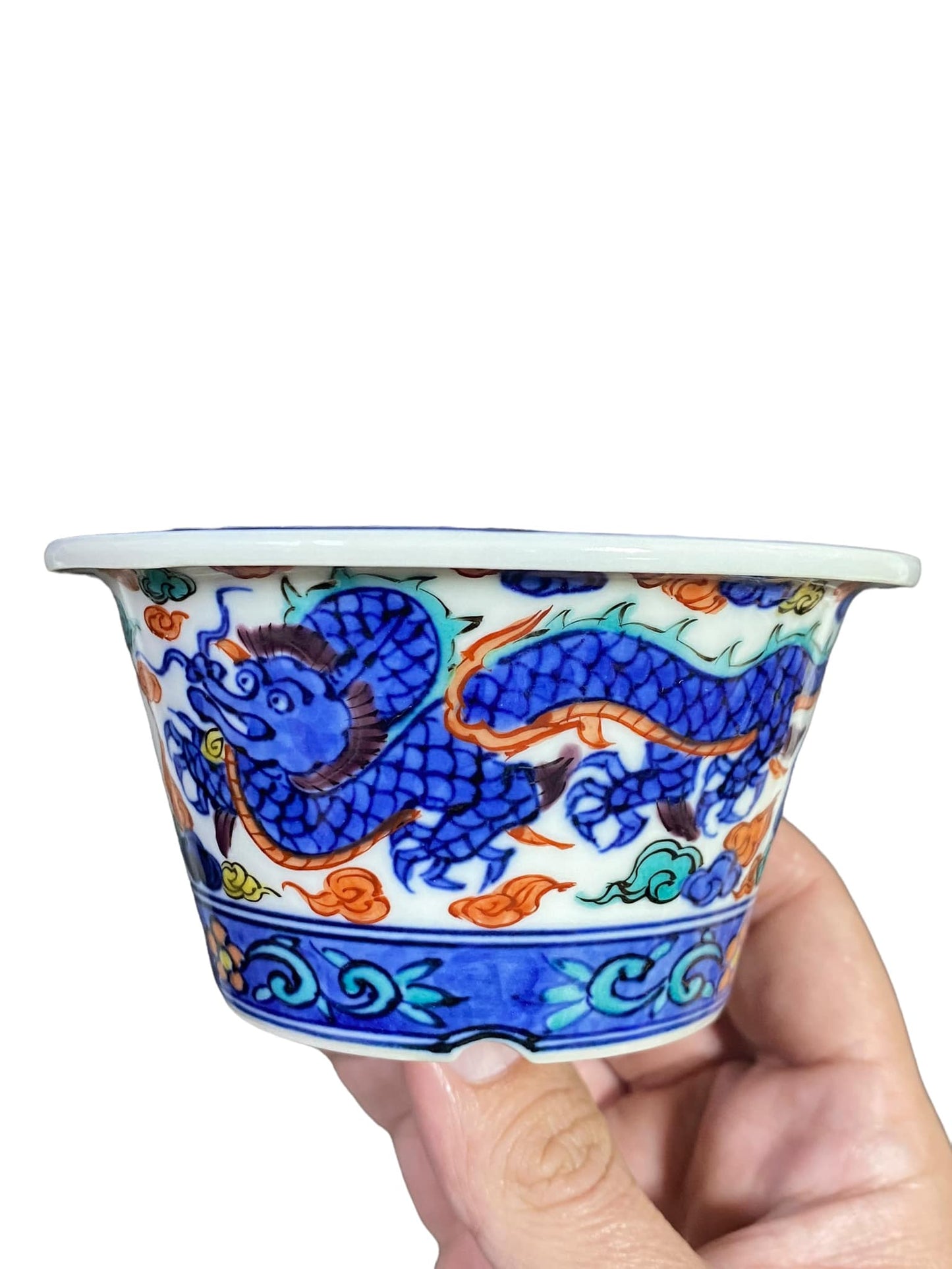 Heian Shouami - Exhibition Painted Bowl and Signed Box (4-9/16" wide)