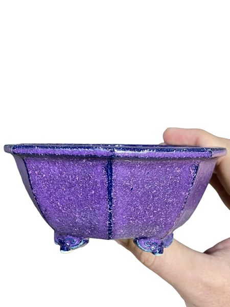 large purple plastic plant pots Kiyoshi Kiowai “Fuka”