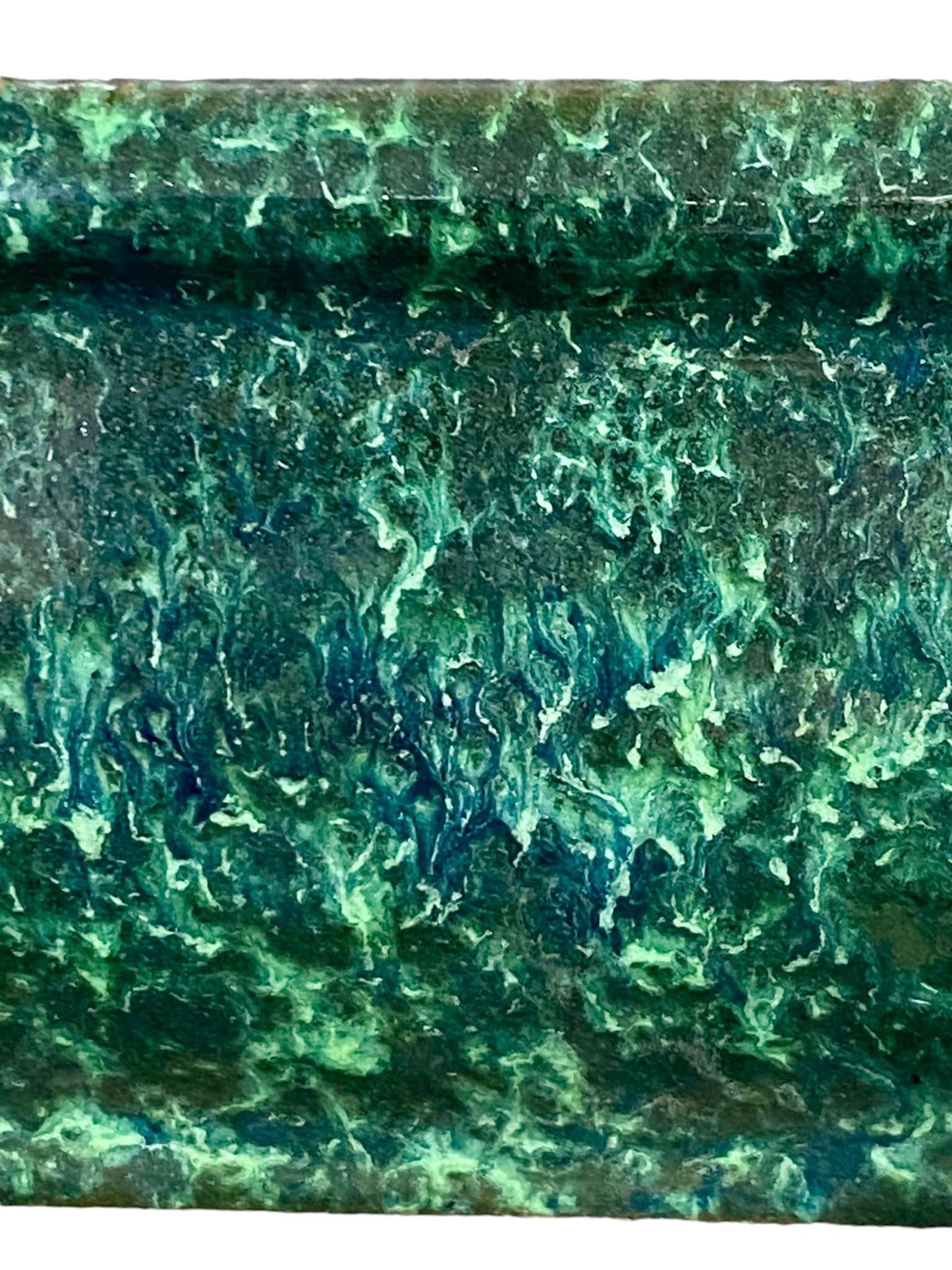 Shuho - Stellar Glazed Rectangle Bonsai Pot (7-3/16" wide)