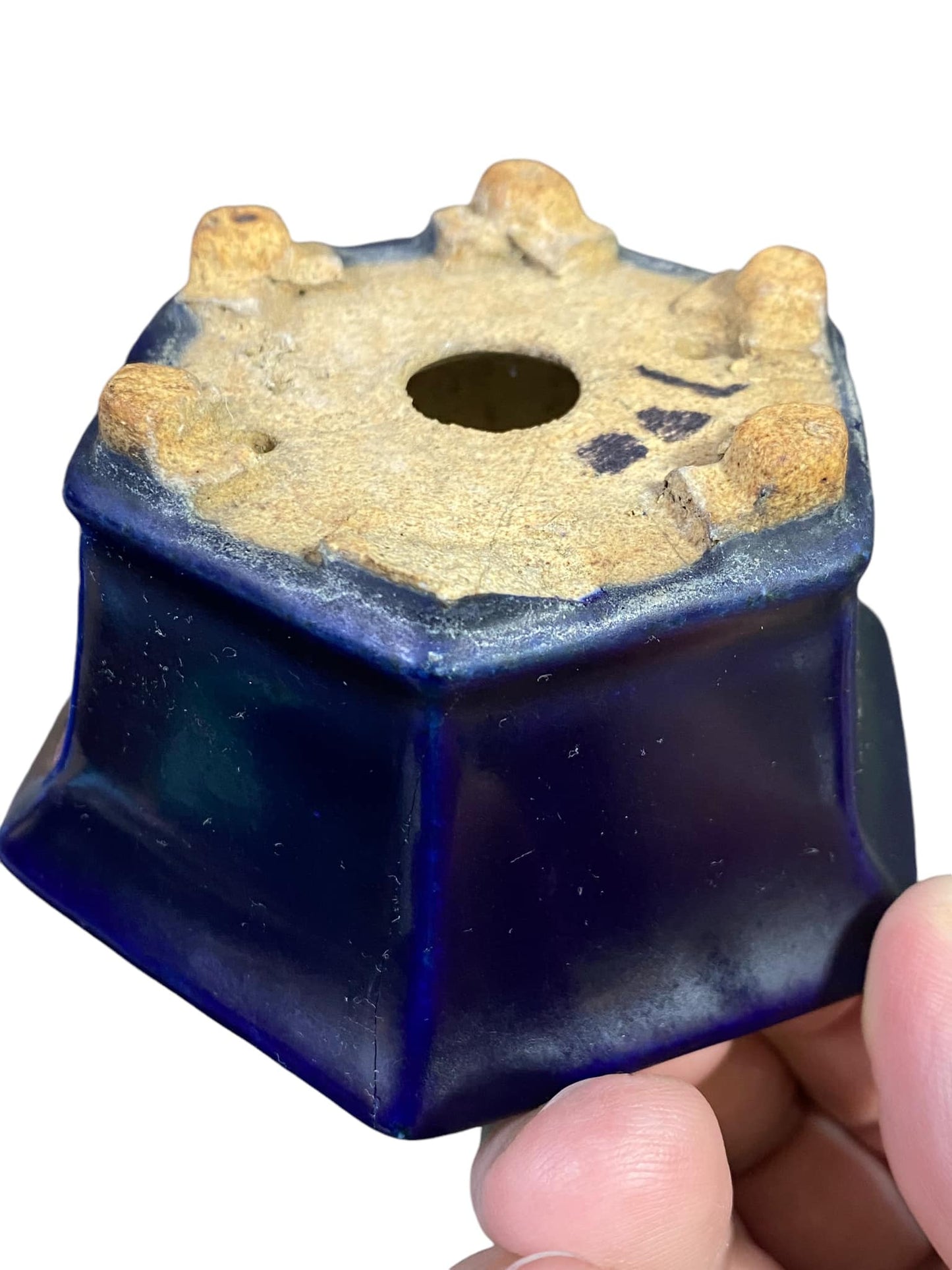 Hattori - Cool Little Ruri Blue Hexagon (3-1/4" wide)