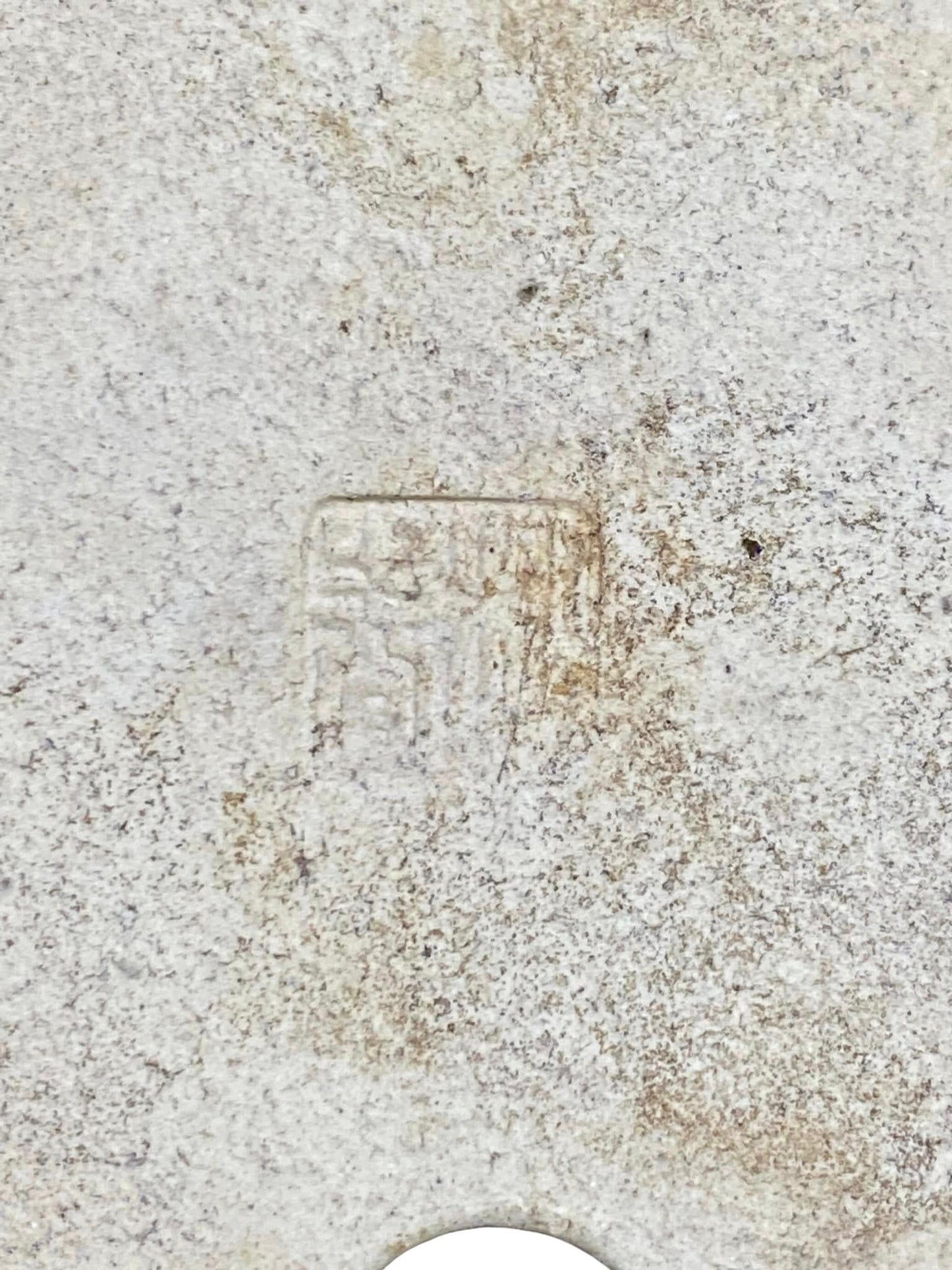 Harumatsu - Older Oribe Glazed Oval Bonsai Pot (5-3/16" wide)