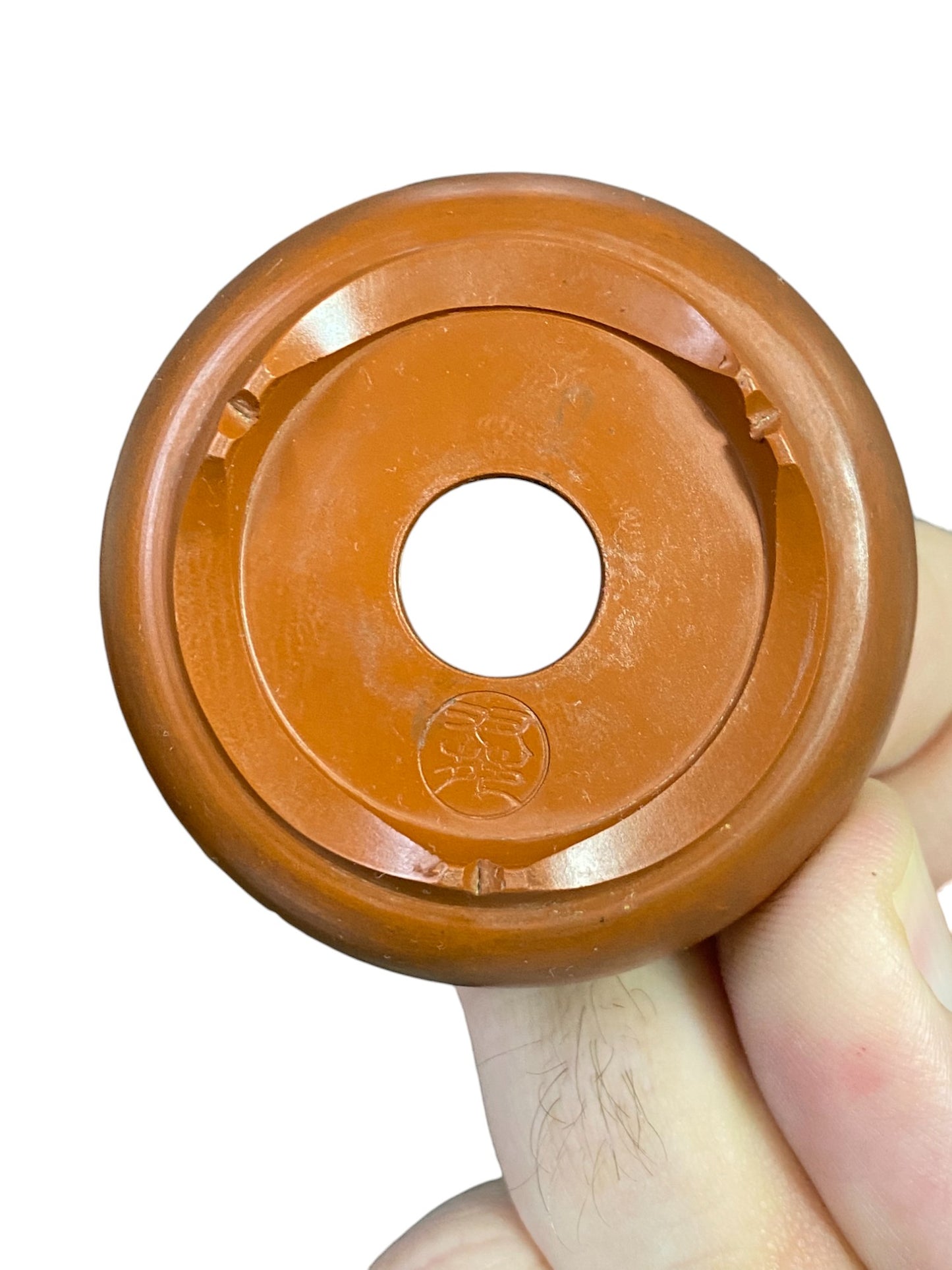 Munenori - Rare Older Mame Round Bonsai Pot (2-1/8" wide)