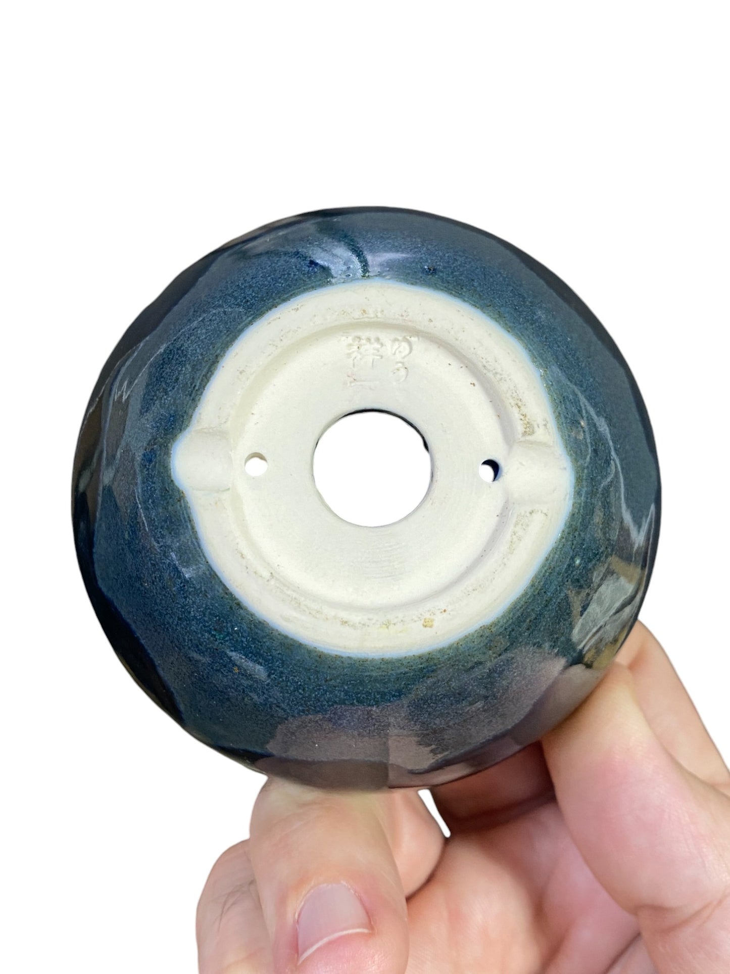 Shoseki - Glazed Bowl Style Bonsai Pot (3-7/16ā wide)