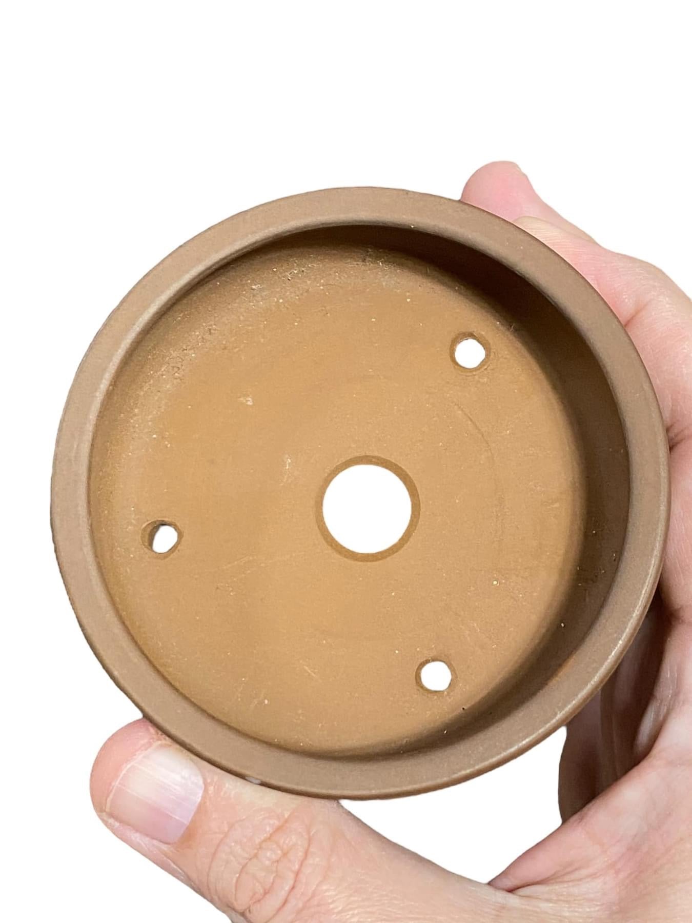 Bigei - Etched Round Style Bonsai Pot