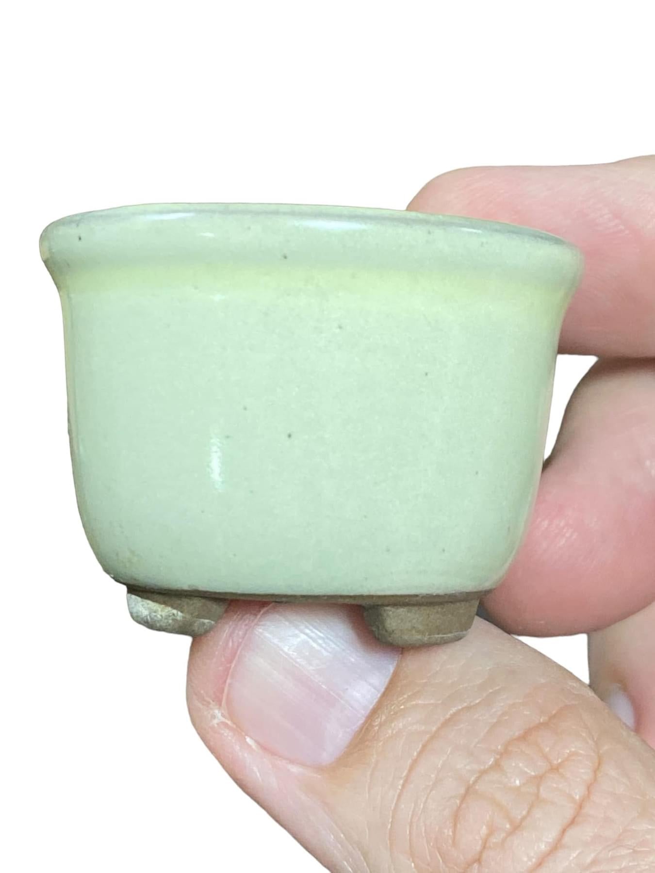 Japanese - Round Bonsai Pot from Japan (1-3/4" wide)
