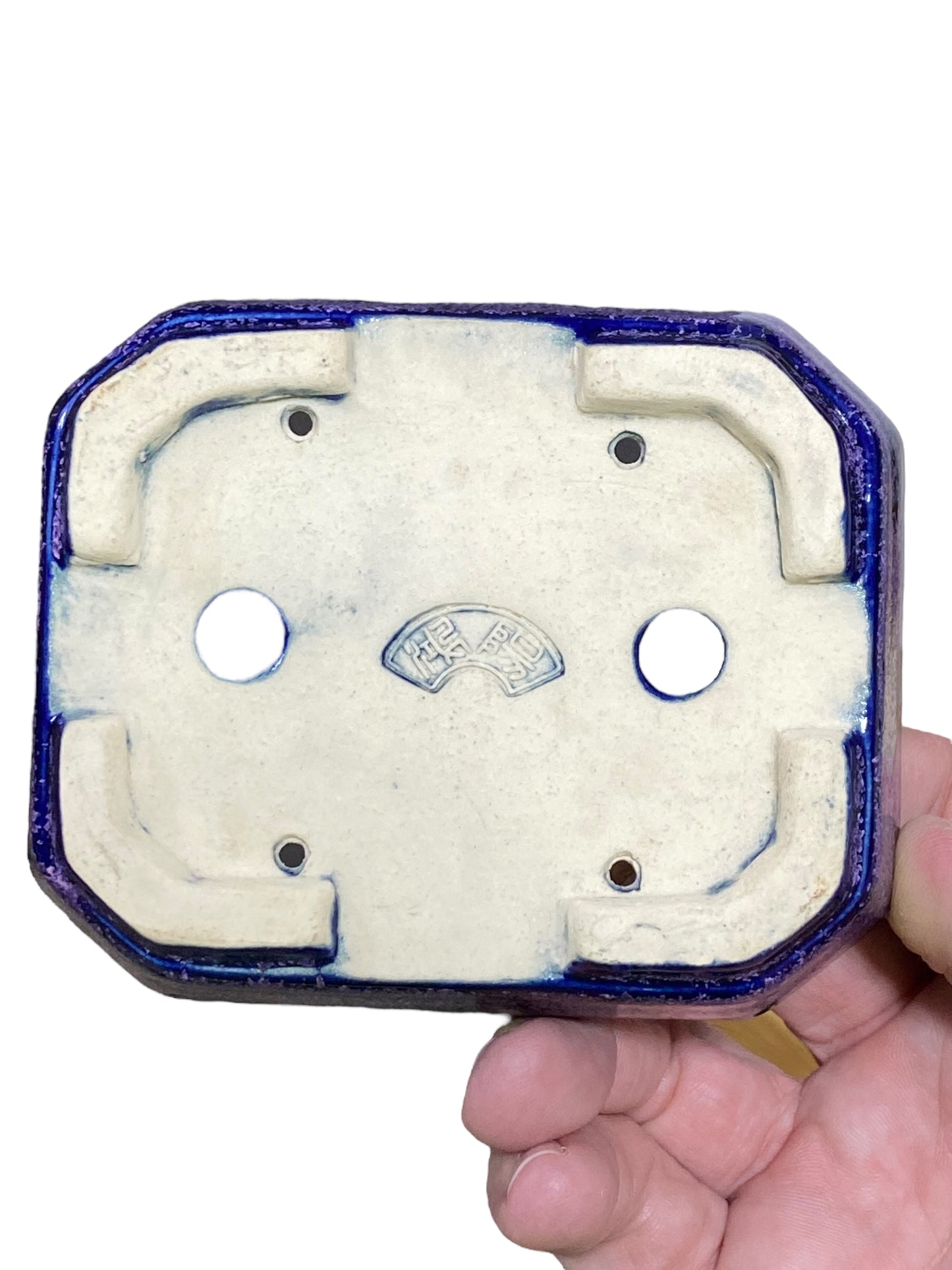 Koyo - Stellar Glazed Shohin Rectangle Bonsai Pot (4-3/8" wide)