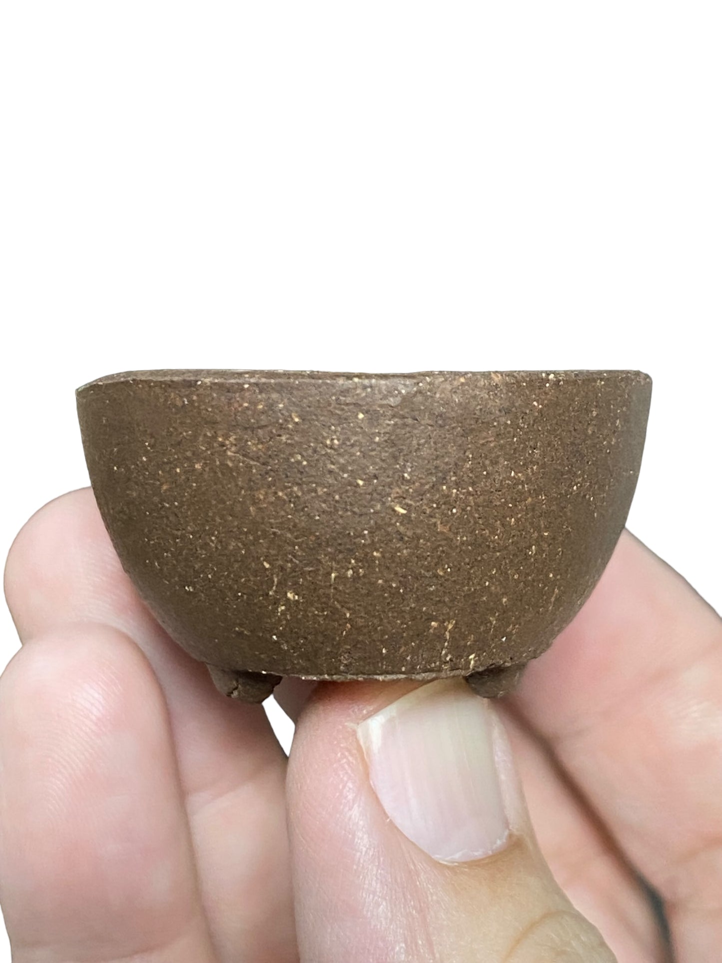 Unglazed Mame / Tiny Oval Bonsai Pots