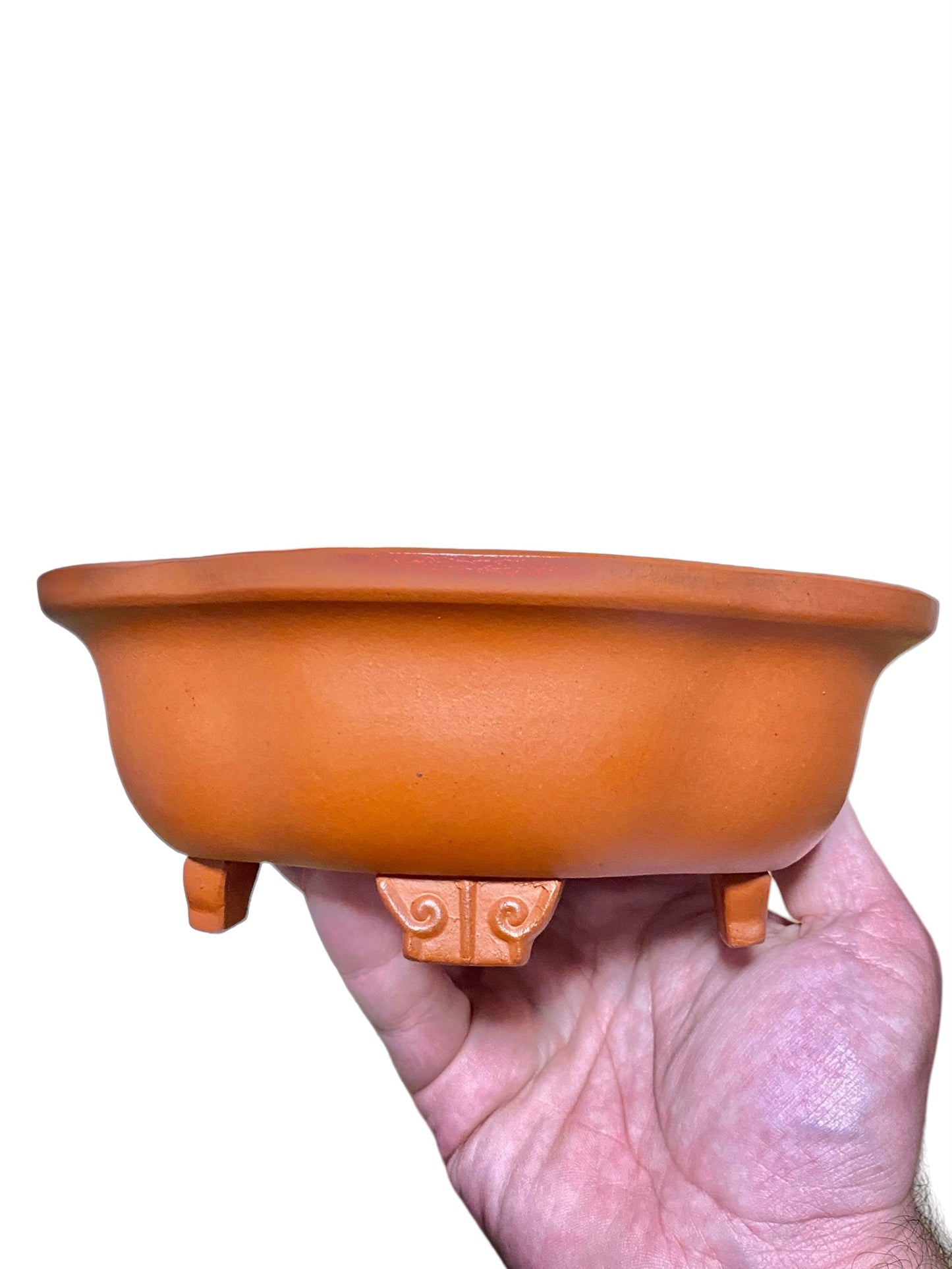 Ikko - Exhibition Quality Unglazed Mokko Style Bonsai Pot