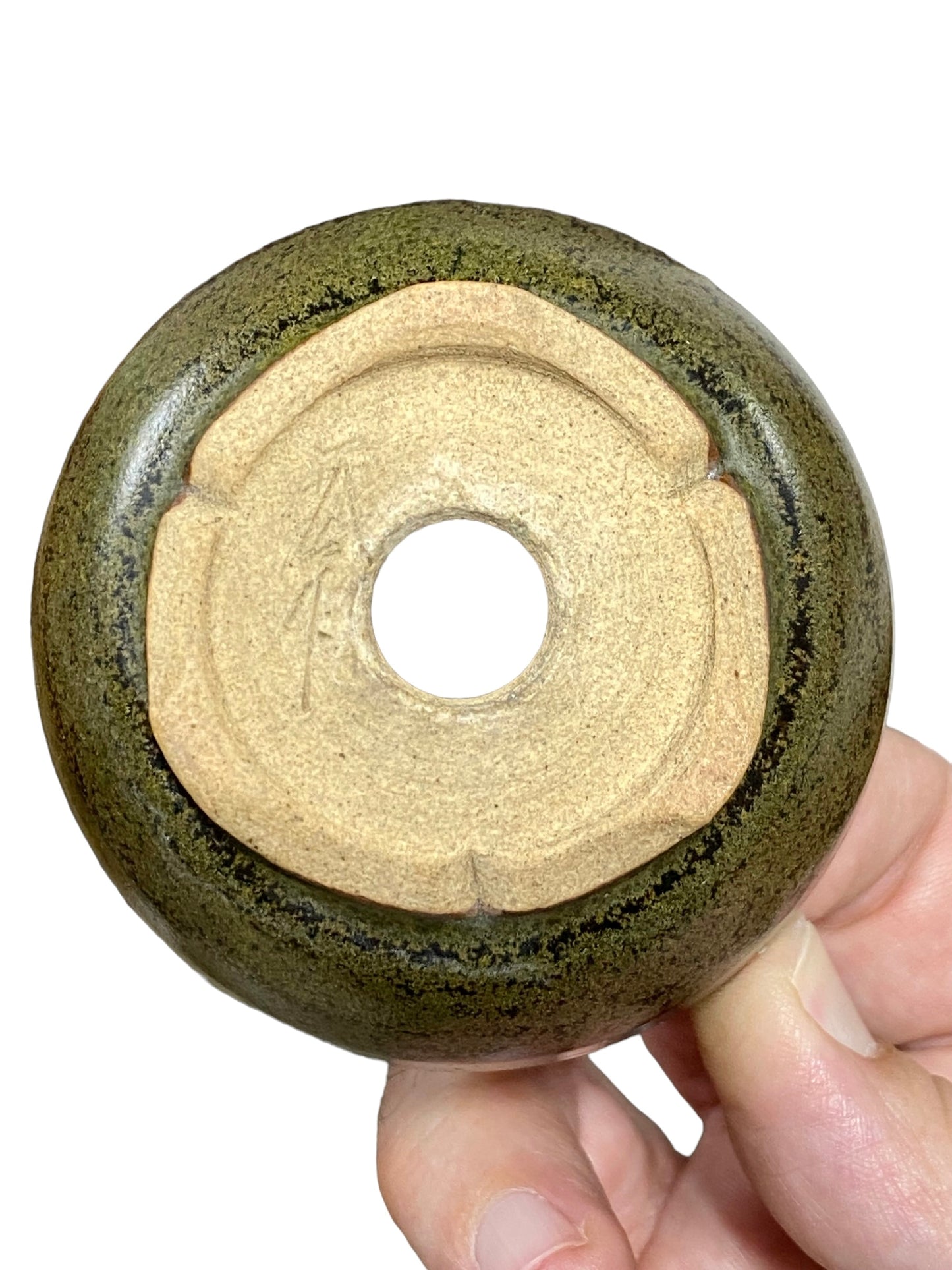 Isso - Glazed Bowl Bonsai or Accent Pot (3-1/16" wide)