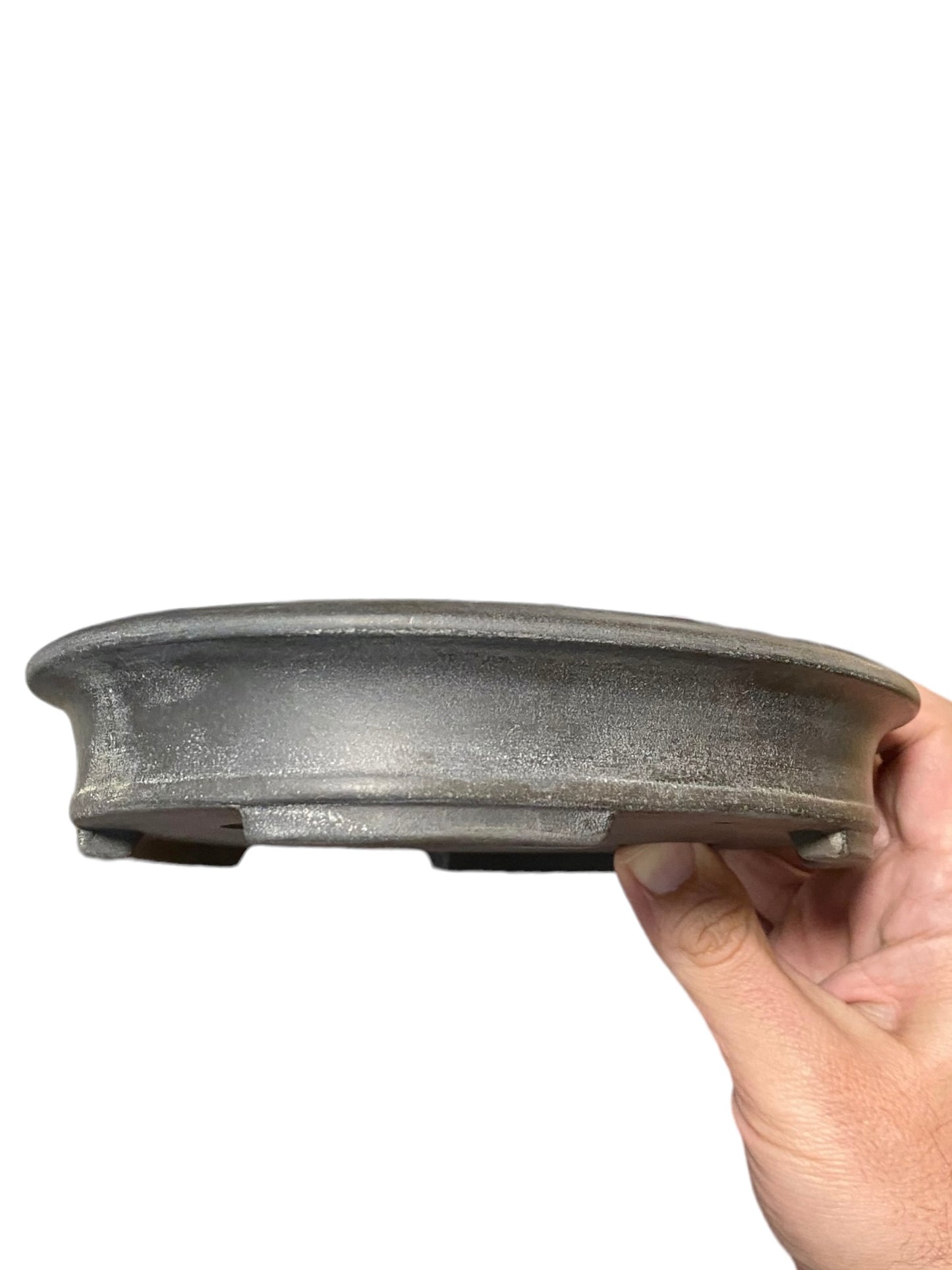 Bigei - Rare Black Clay Oval Bonsai Pot