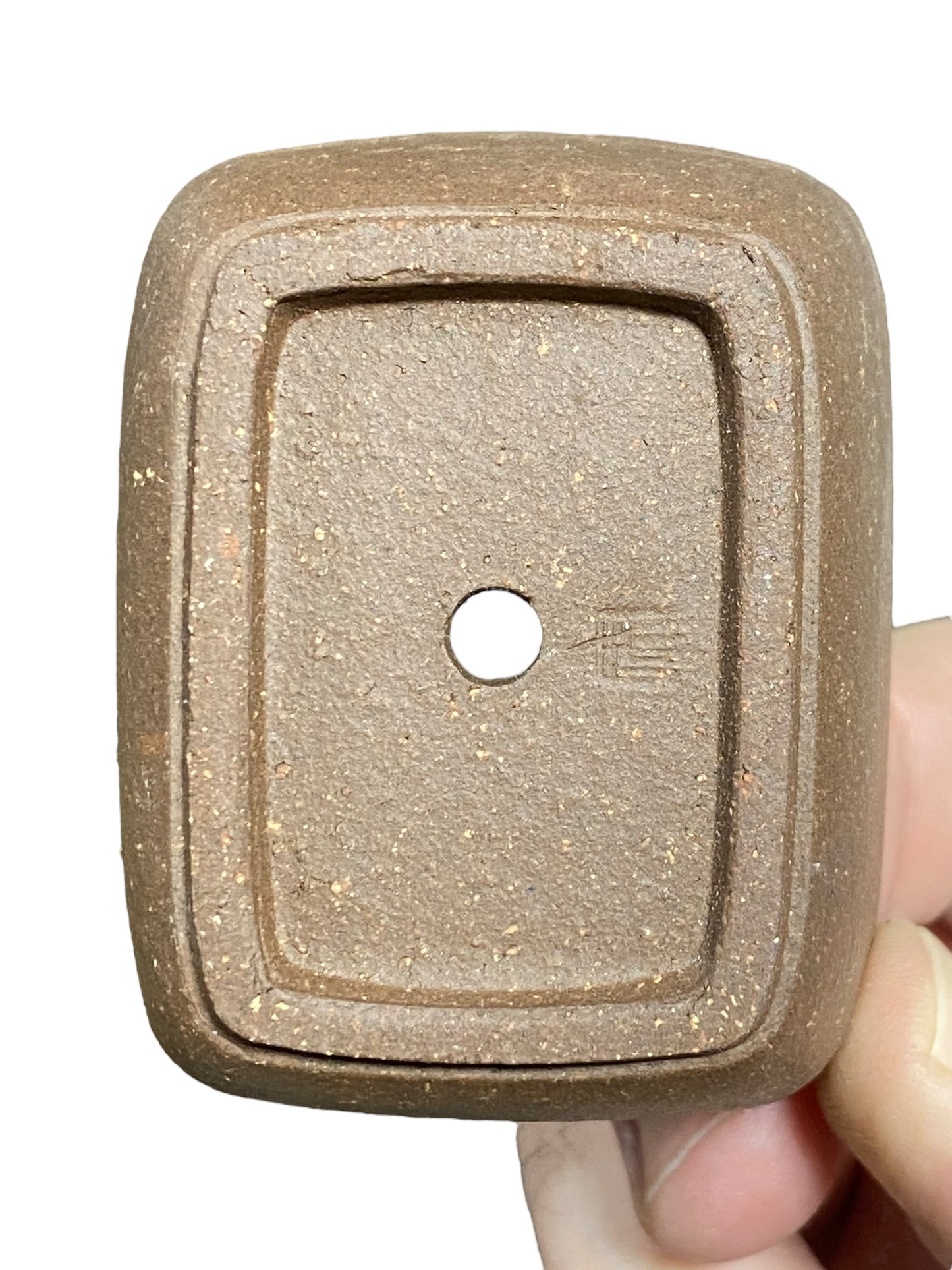 Unglazed Mame / Tiny Rectangle Bonsai Pots (2-5/8" wide)