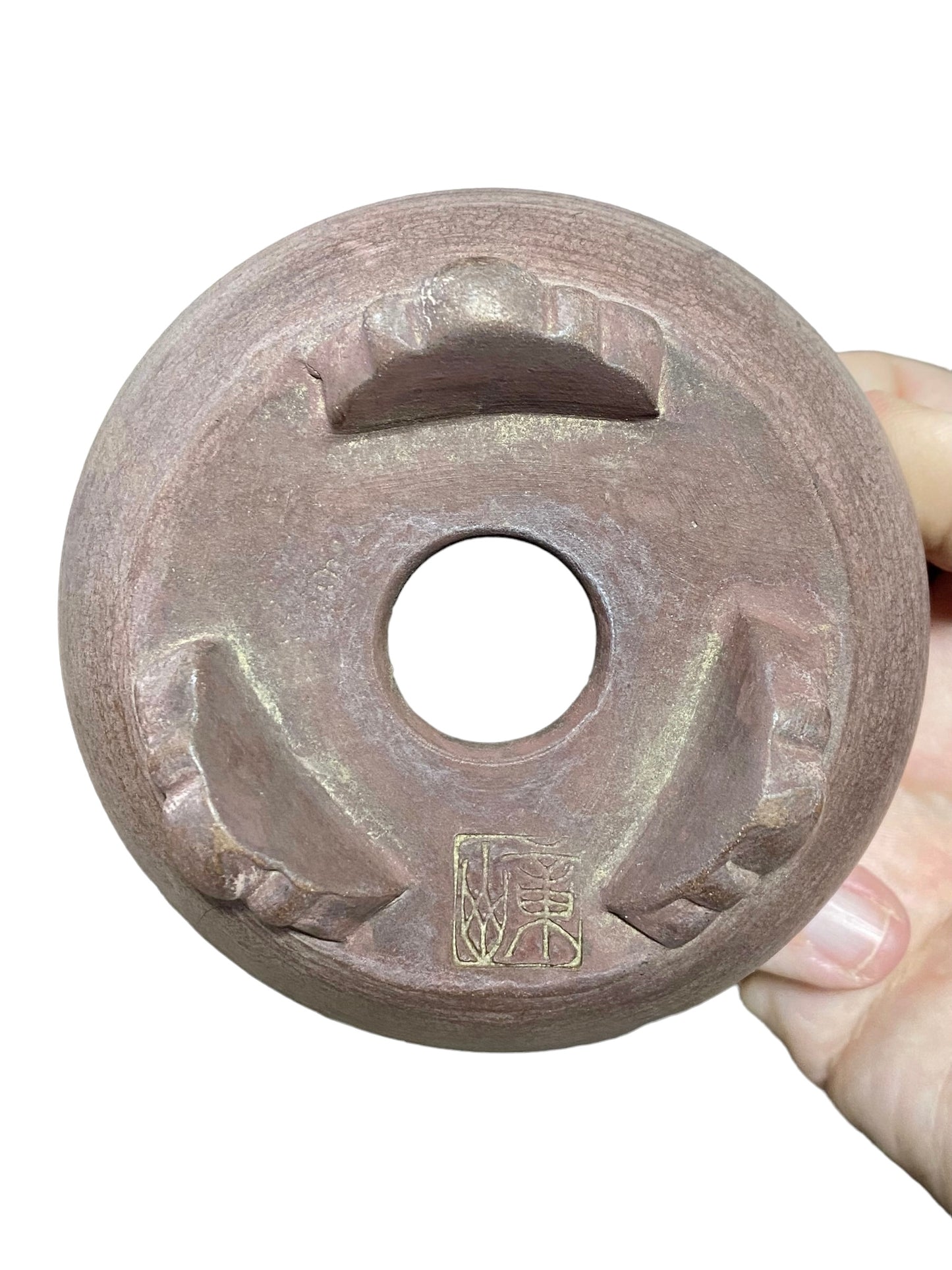 Shouzan - Thick Footed Bowl Style Bonsai Pot (3-3/4" wide)