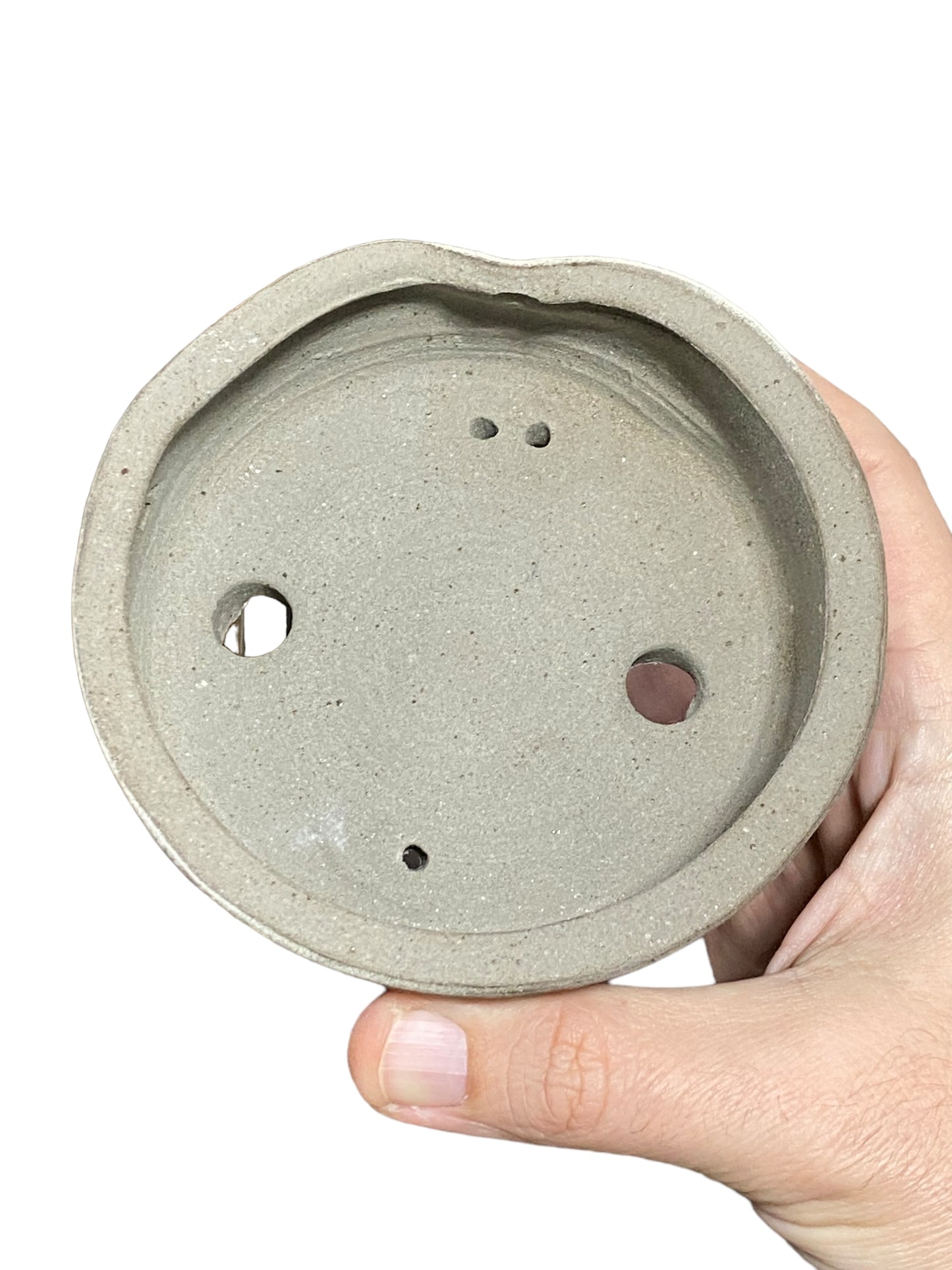 Tankyo - Shallow Floppy Bowl / Round Bonsai Pot (4-5/8" wide)