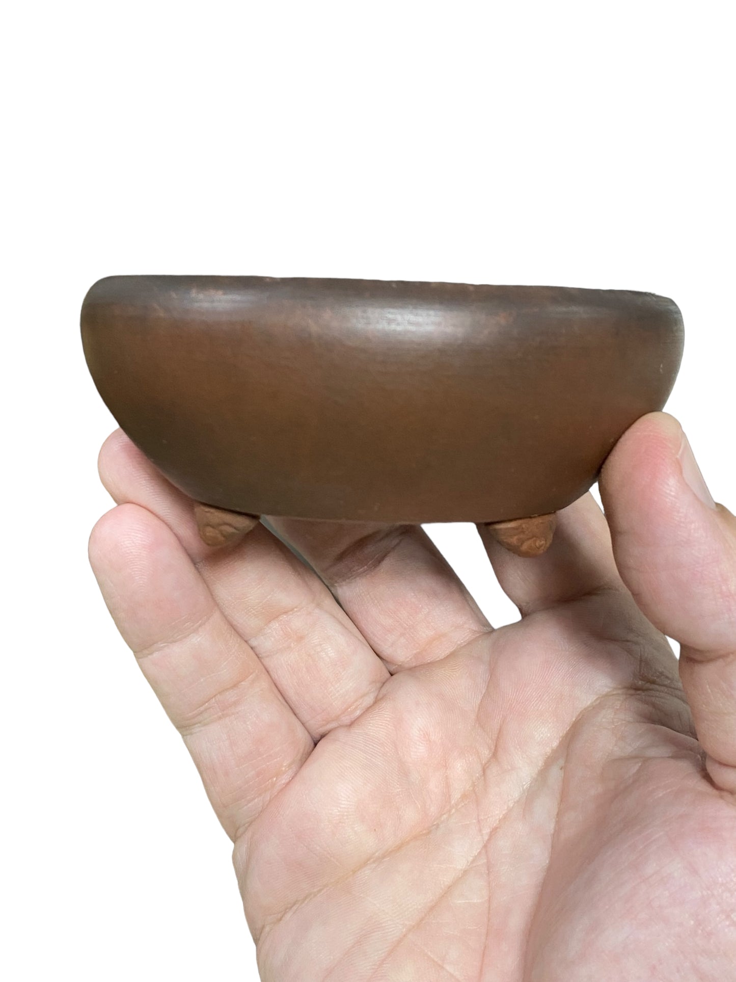 Kousen - Old Unglazed Bowl Bonsai Pot (3-7/8" wide)