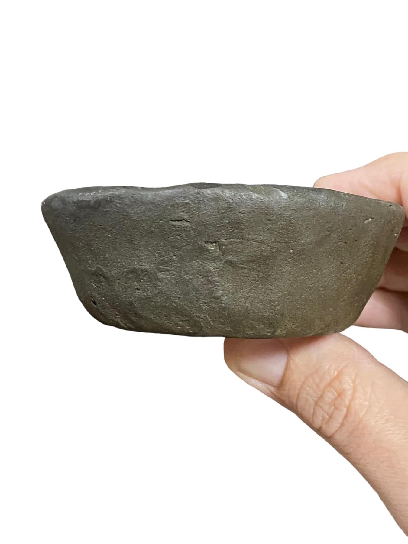 Rozan - Unglazed Handmade Bonsai Pot (3-5/16"wide)