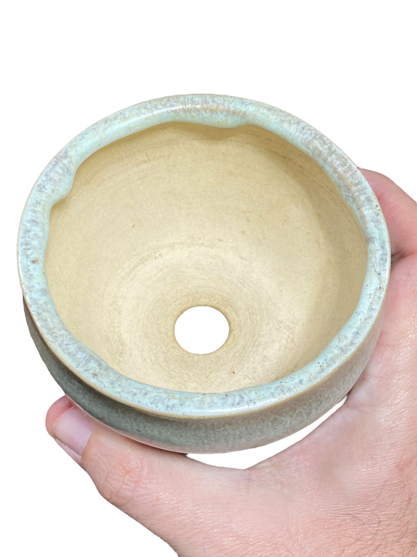 Yozan - Old Multicolor Glazed Bowl Bonsai Pot