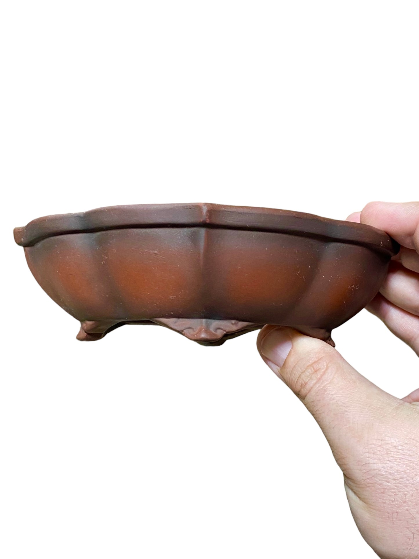 Bigei - Unglazed Classic Mokko Style Bonsai Pot