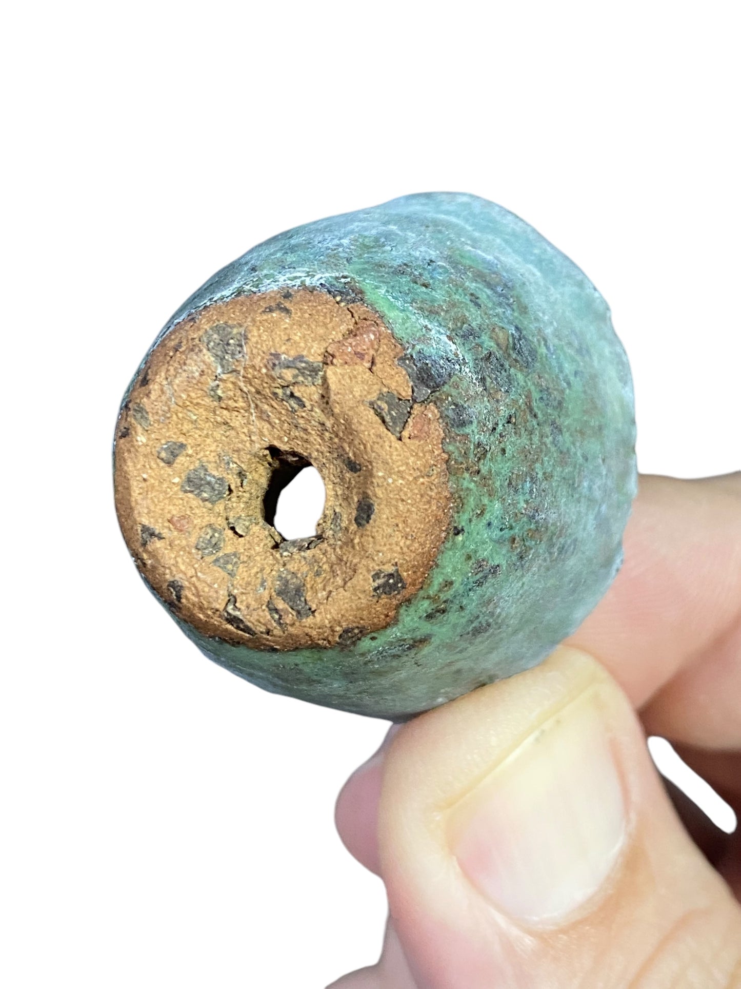 Japanese - Mame Glazed Bowl Bonsai Pot (1-1/2" wide)