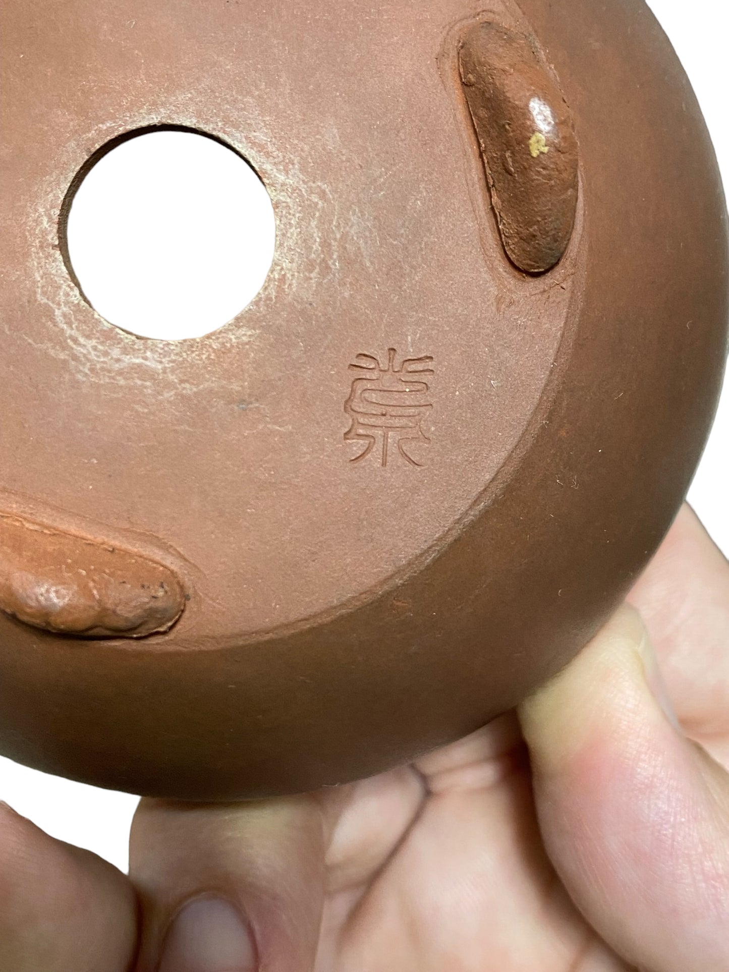 Kousen - Old Unglazed Bowl Bonsai Pot (3-7/8" wide)