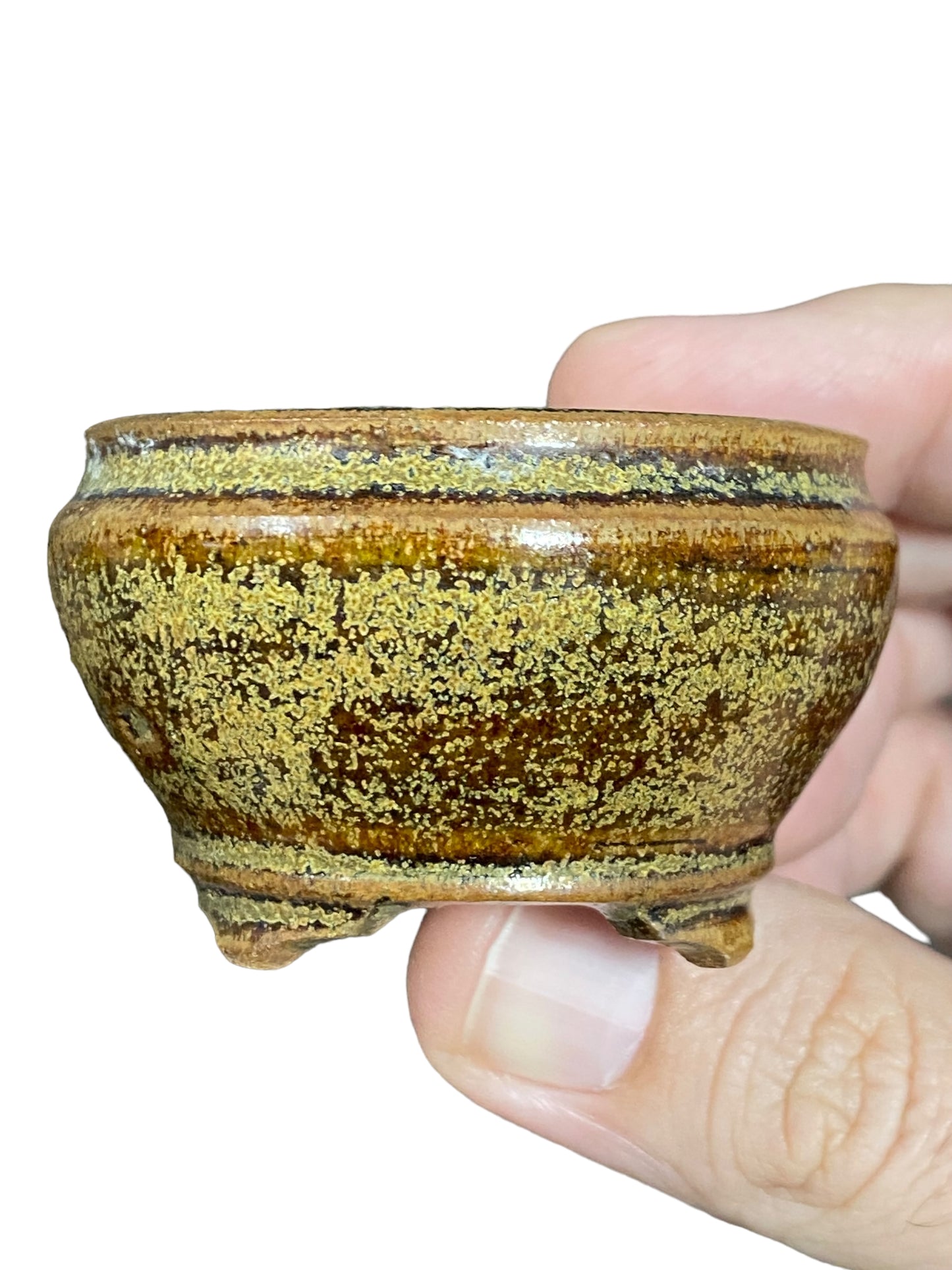 Kyan - Mame / Tiny Bonsai or Accent Pot from Japan (2-5/16" wide)
