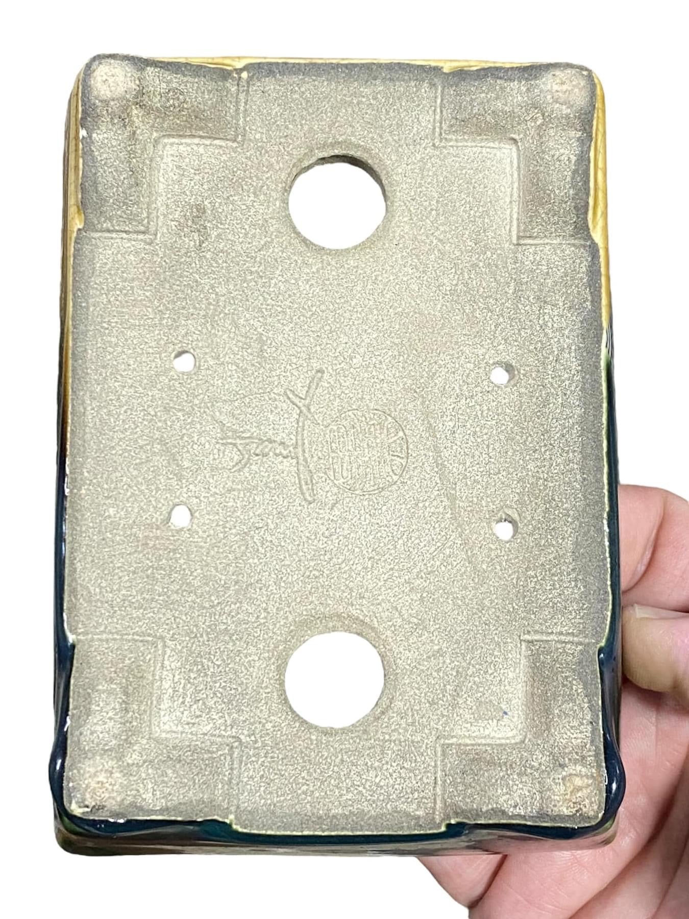 Satomi Terahata - Exhibition Quality Rectangle Bonsai Pot (5-7/8” wide)