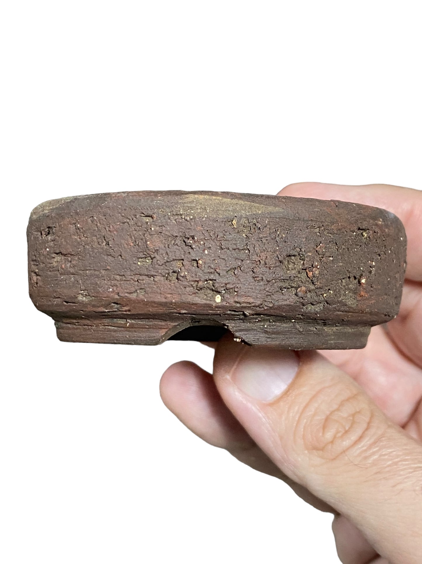 Shuho - Unglazed Footed Round Bonsai Pot (2-78/" wide)