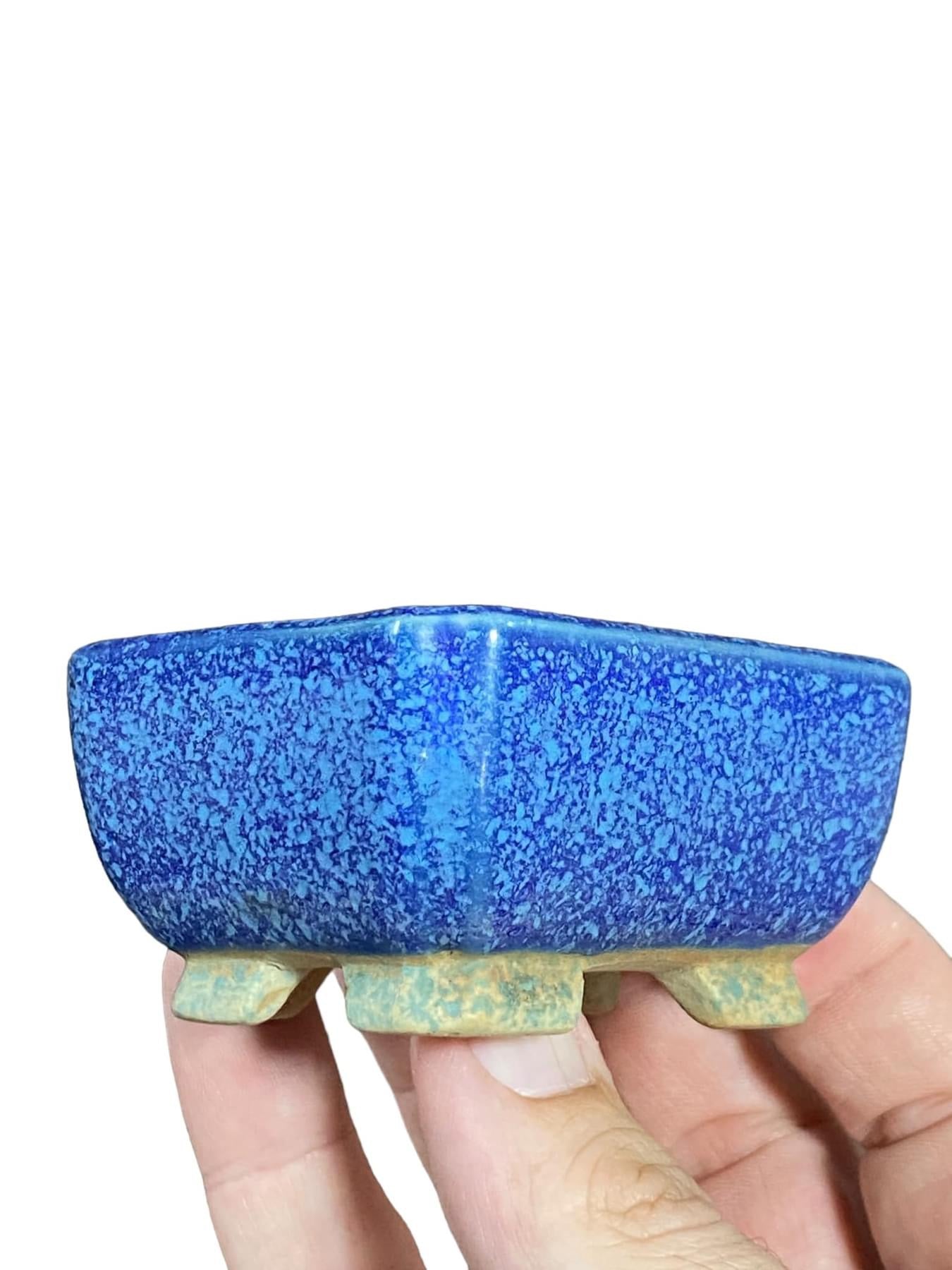 Tosui - Quality Glazed Mame Bonsai Pot (2-7/8” wide)