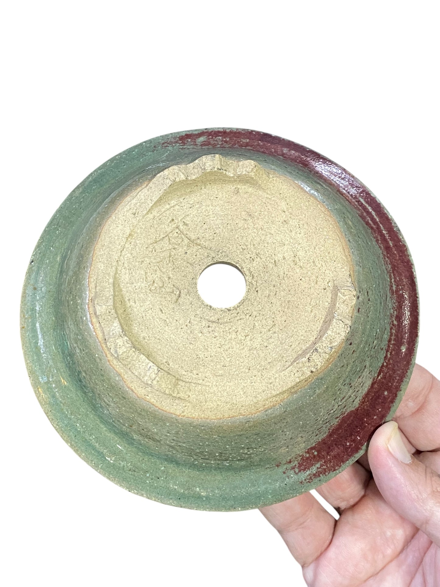 Syouko - Glazed Bowl Bonsai Pot (6" wide)