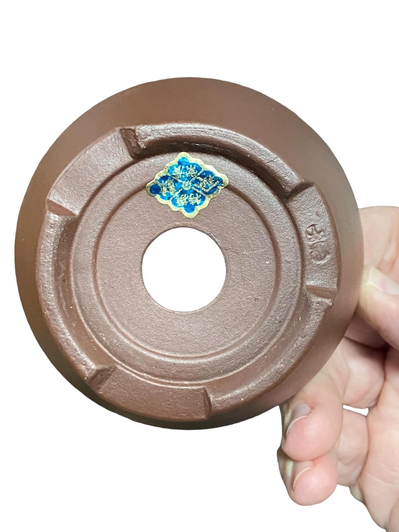 Yamaaki - Semi Cascade Style Bonsai Pot (3-15/16" wide)