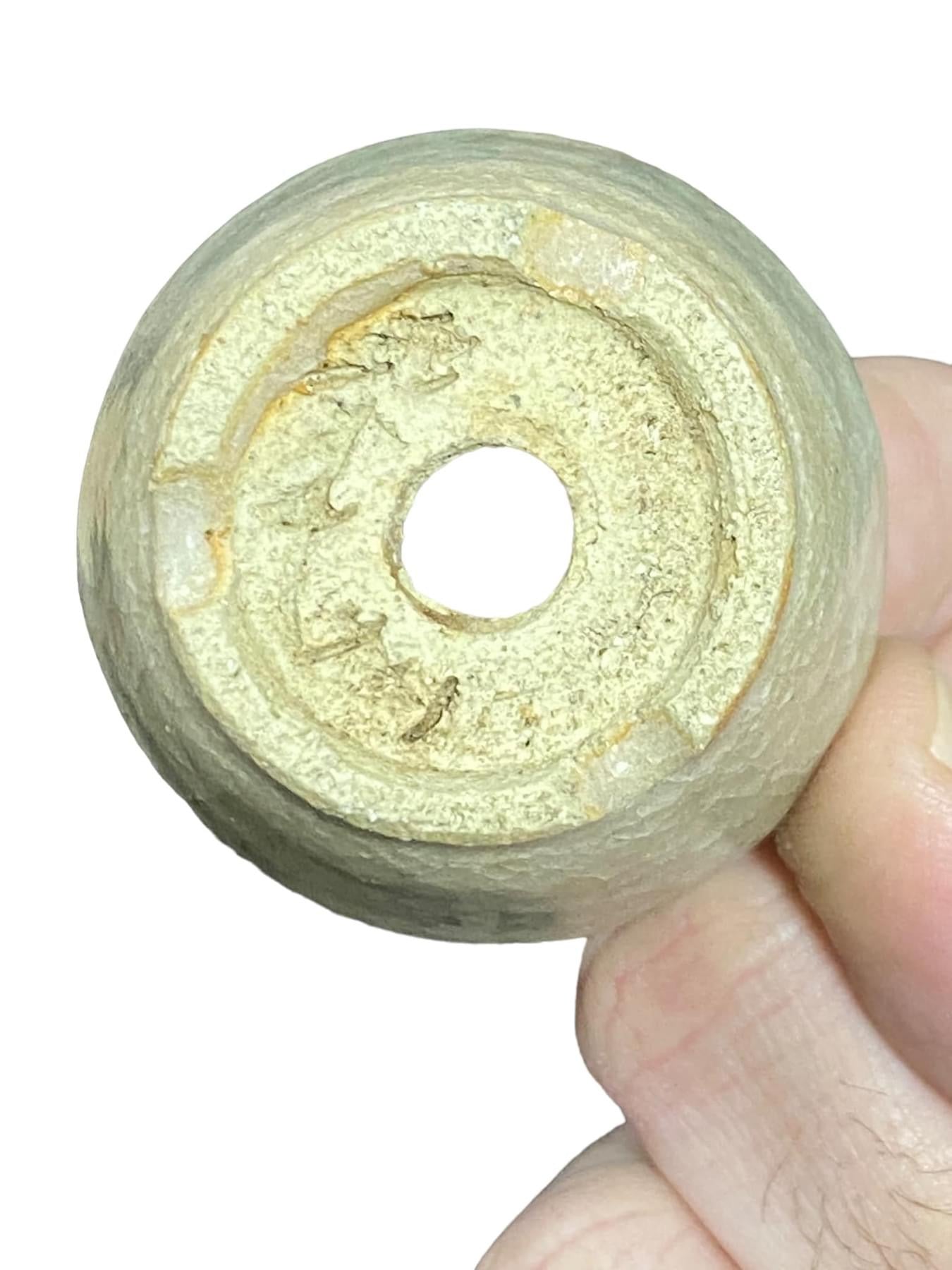 Sharaku - Crackle Glazed Mame Bonsai or Accent Pot (1" wide)