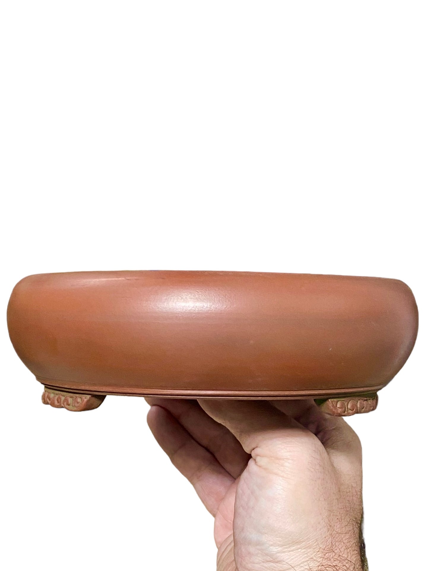Bigei - New Large Footed Round Style Bonsai Pot (7-3/8" wide)