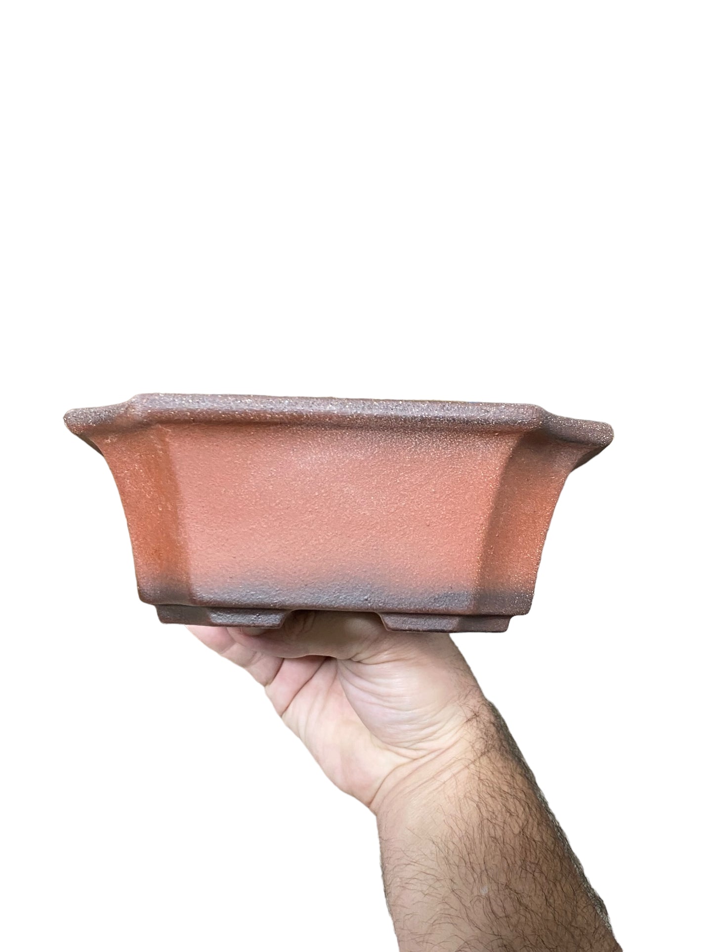 LoveBonsai Designed Unglazed Rectangle Bonsai Pot (8-1/2” wide)